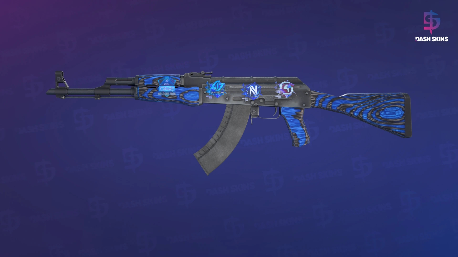 AK-47 | Blue Laminate (Factory New) Screenshot Playside