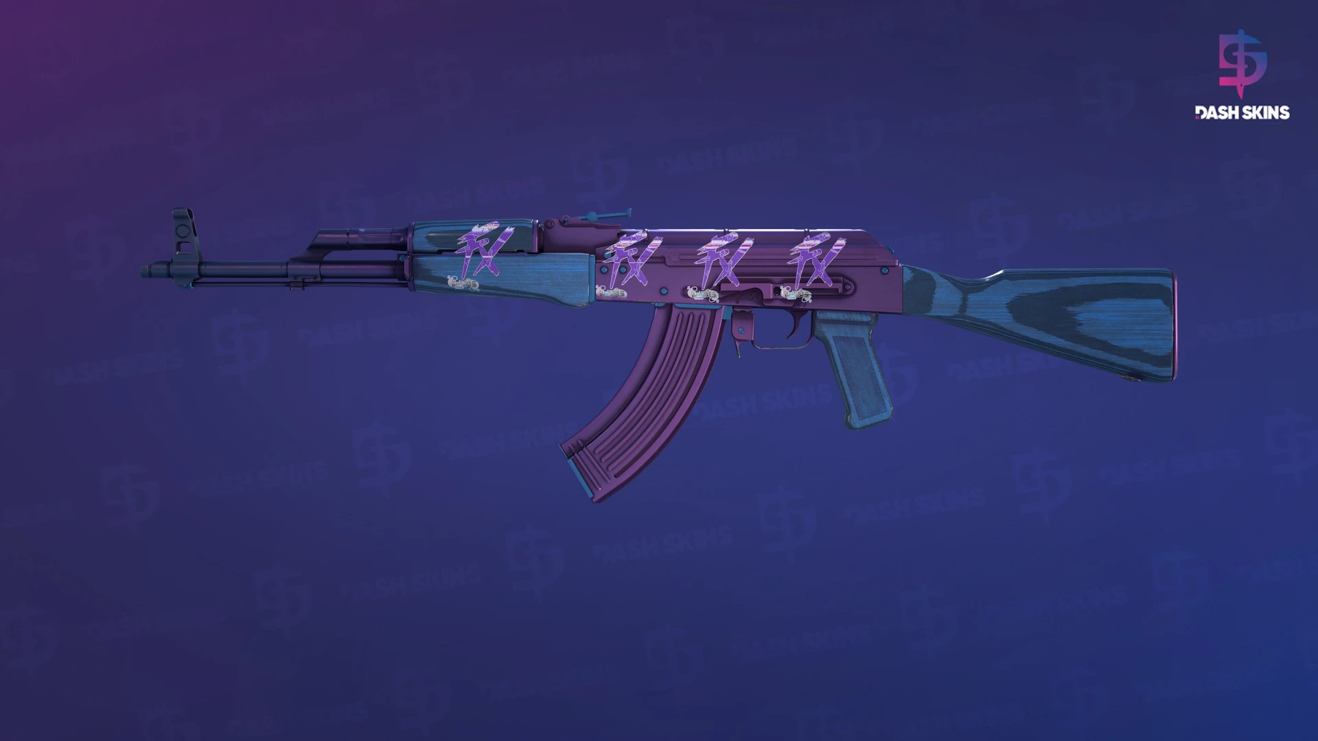 AK-47 | Midnight Laminate (Factory New) Screenshot Playside