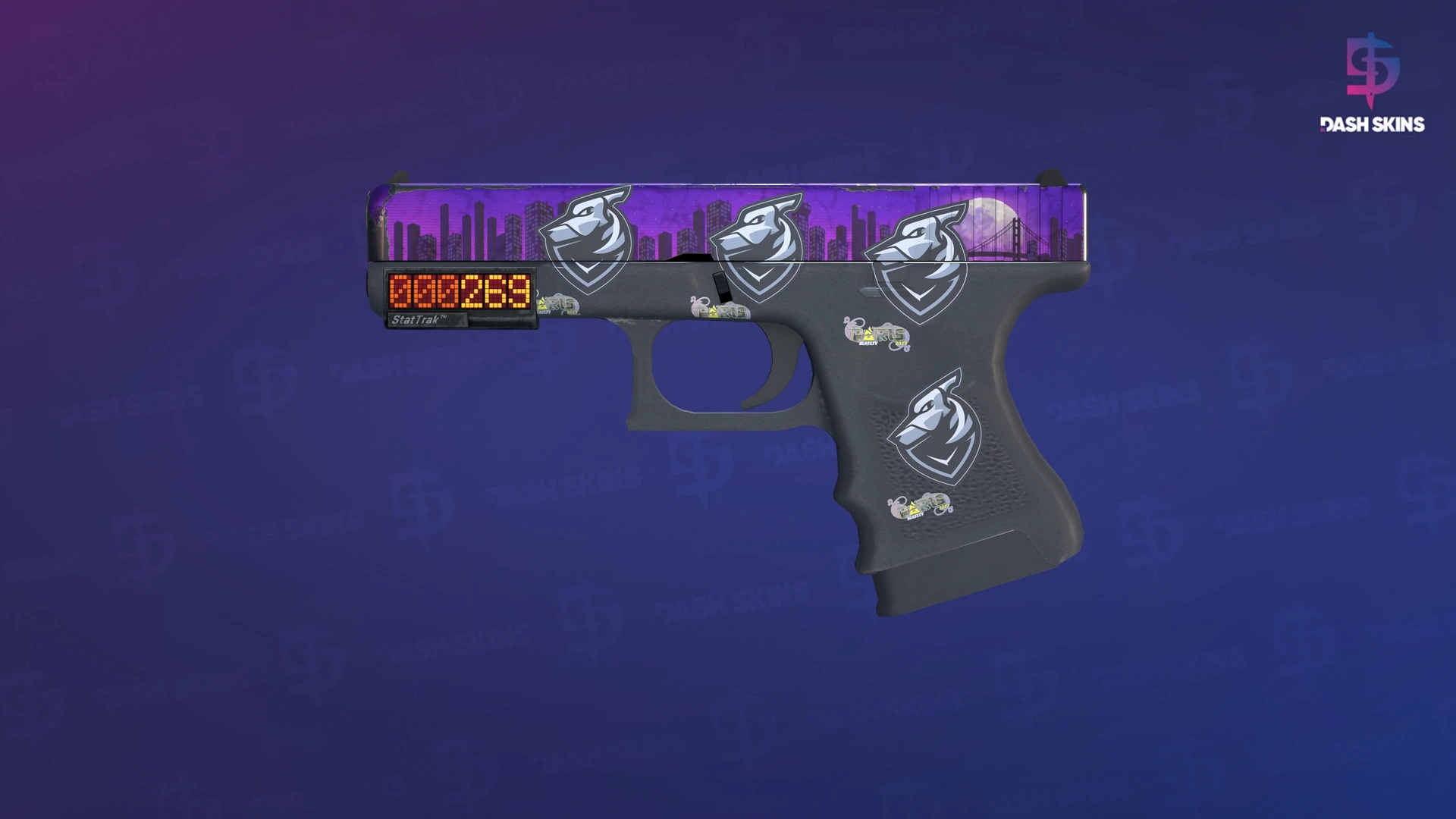 StatTrak™ Glock-18 | Moonrise (Field-Tested) Screenshot Playside