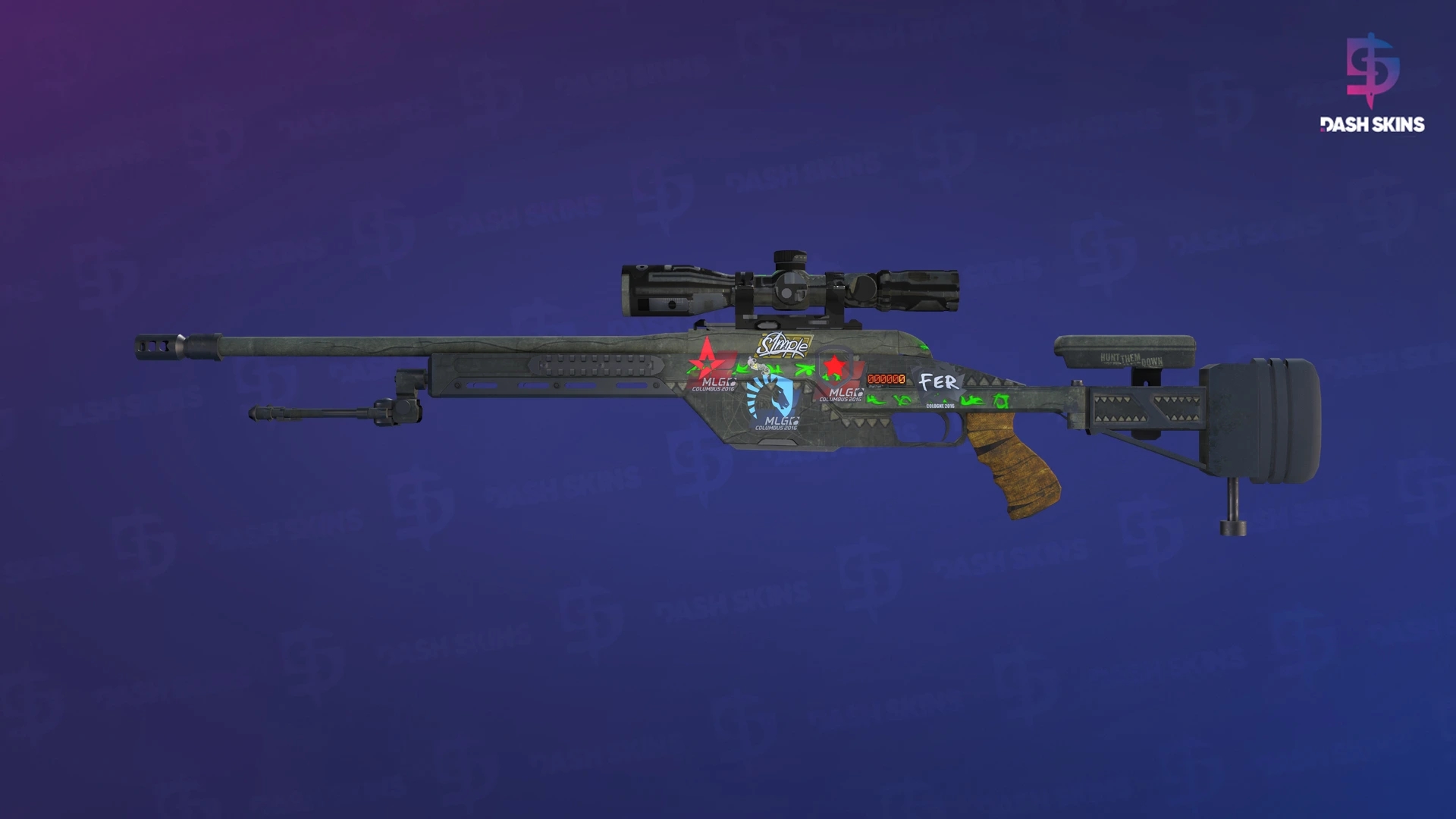 StatTrak™ SSG 08 | Necropos (Minimal Wear) Screenshot Playside