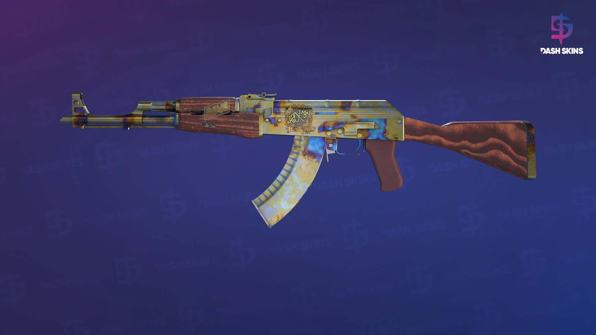 AK-47 | Case Hardened (Minimal Wear) Screenshot Playside