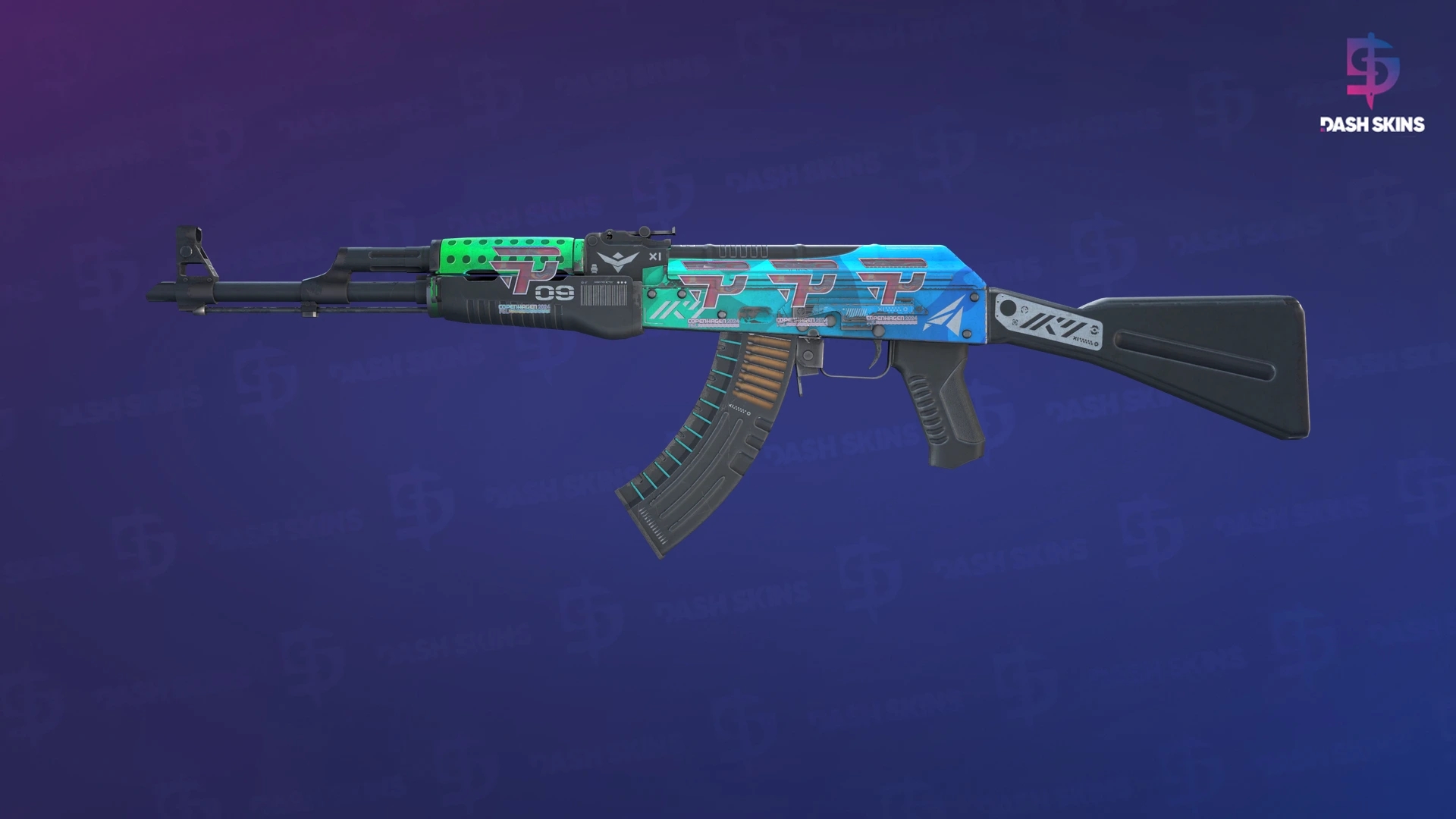 AK-47 | Ice Coaled (Field-Tested) Screenshot Playside