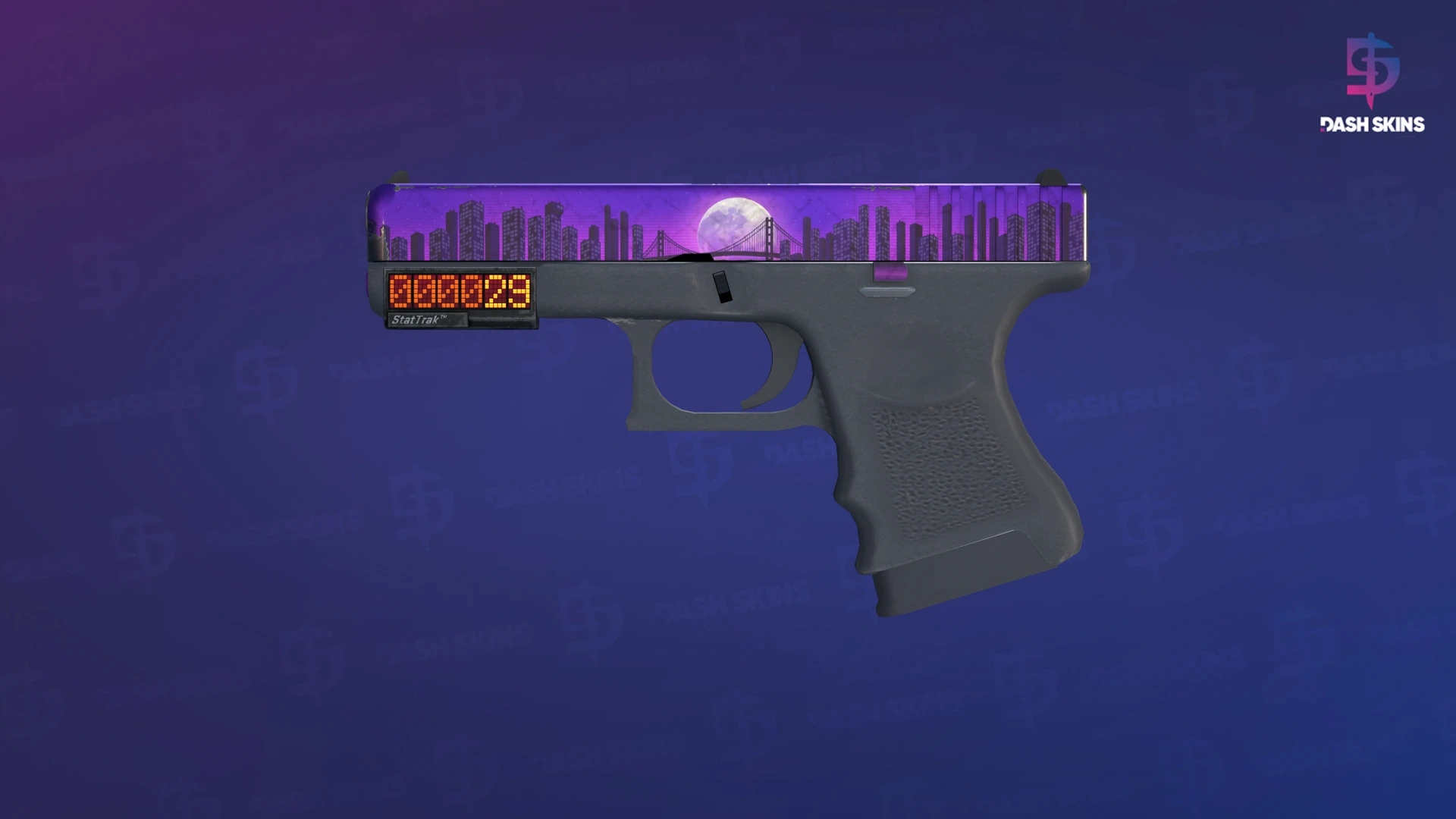 StatTrak™ Glock-18 | Moonrise (Field-Tested) Screenshot Playside