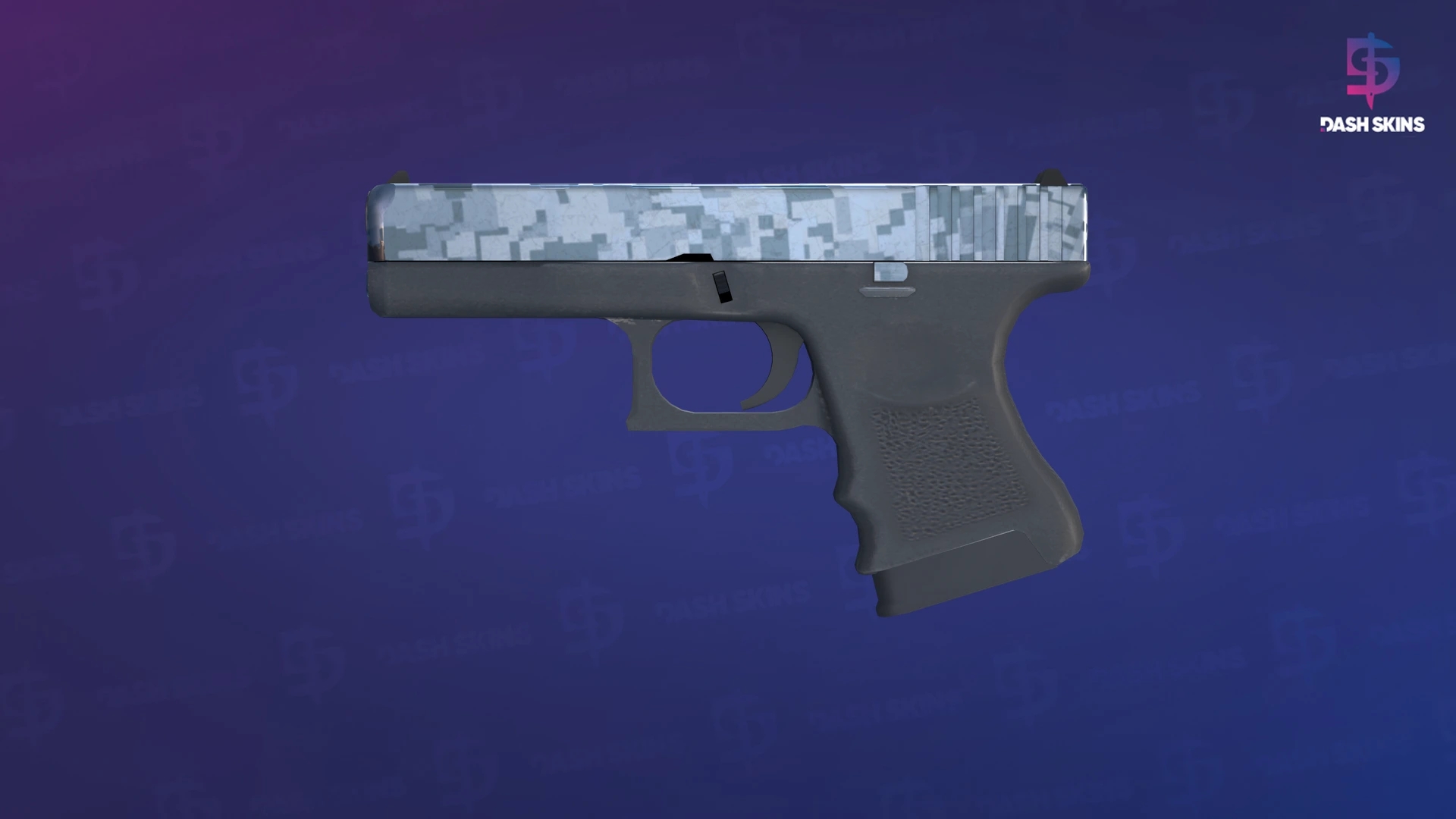 Glock-18 | Steel Disruption (Minimal Wear) Screenshot Playside