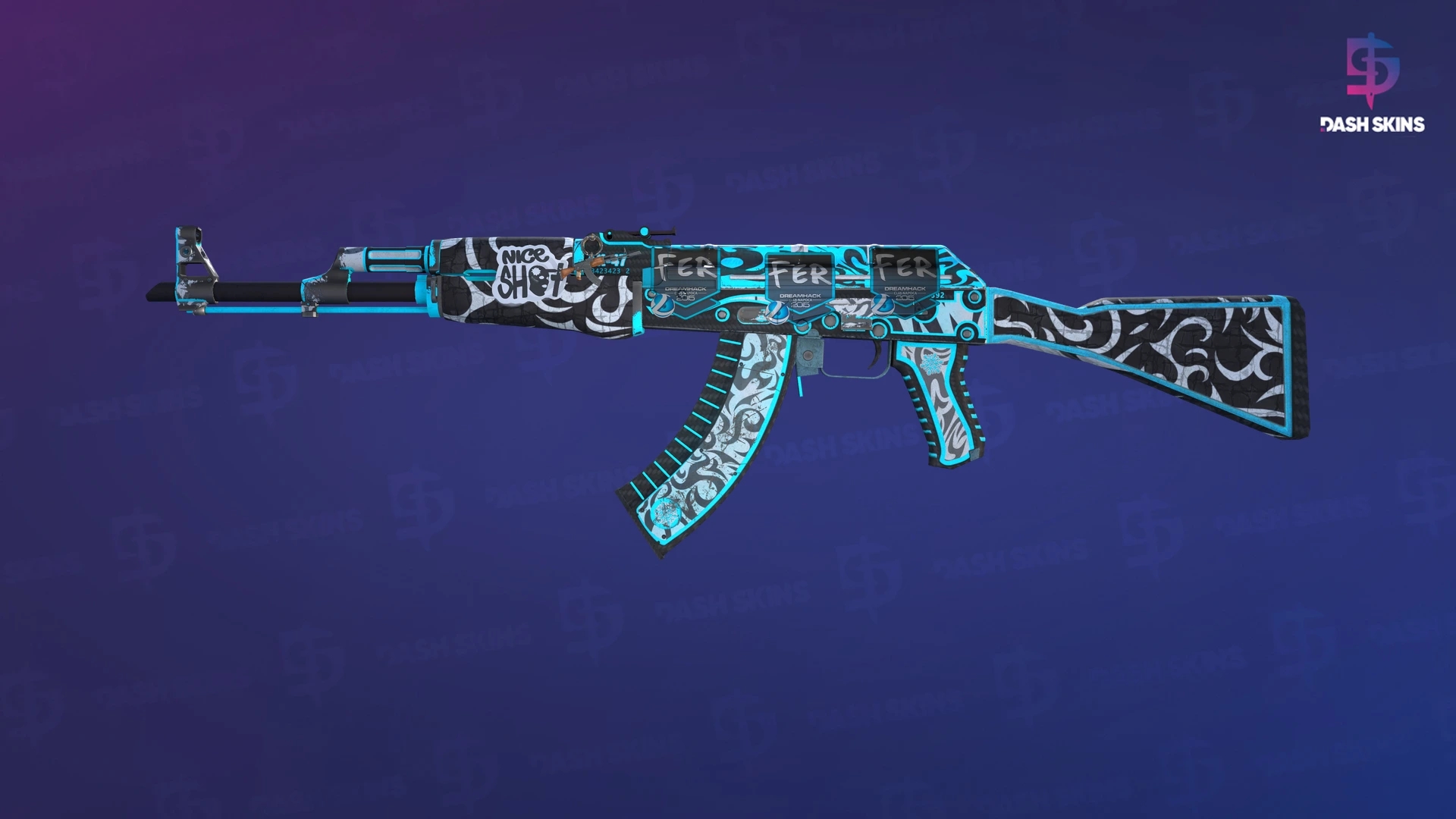 AK-47 | Frontside Misty (Field-Tested) Screenshot Playside