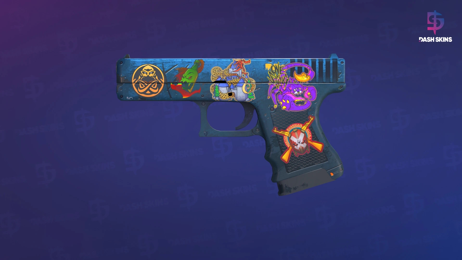 Glock-18 | Off World (Well-Worn) Screenshot Playside