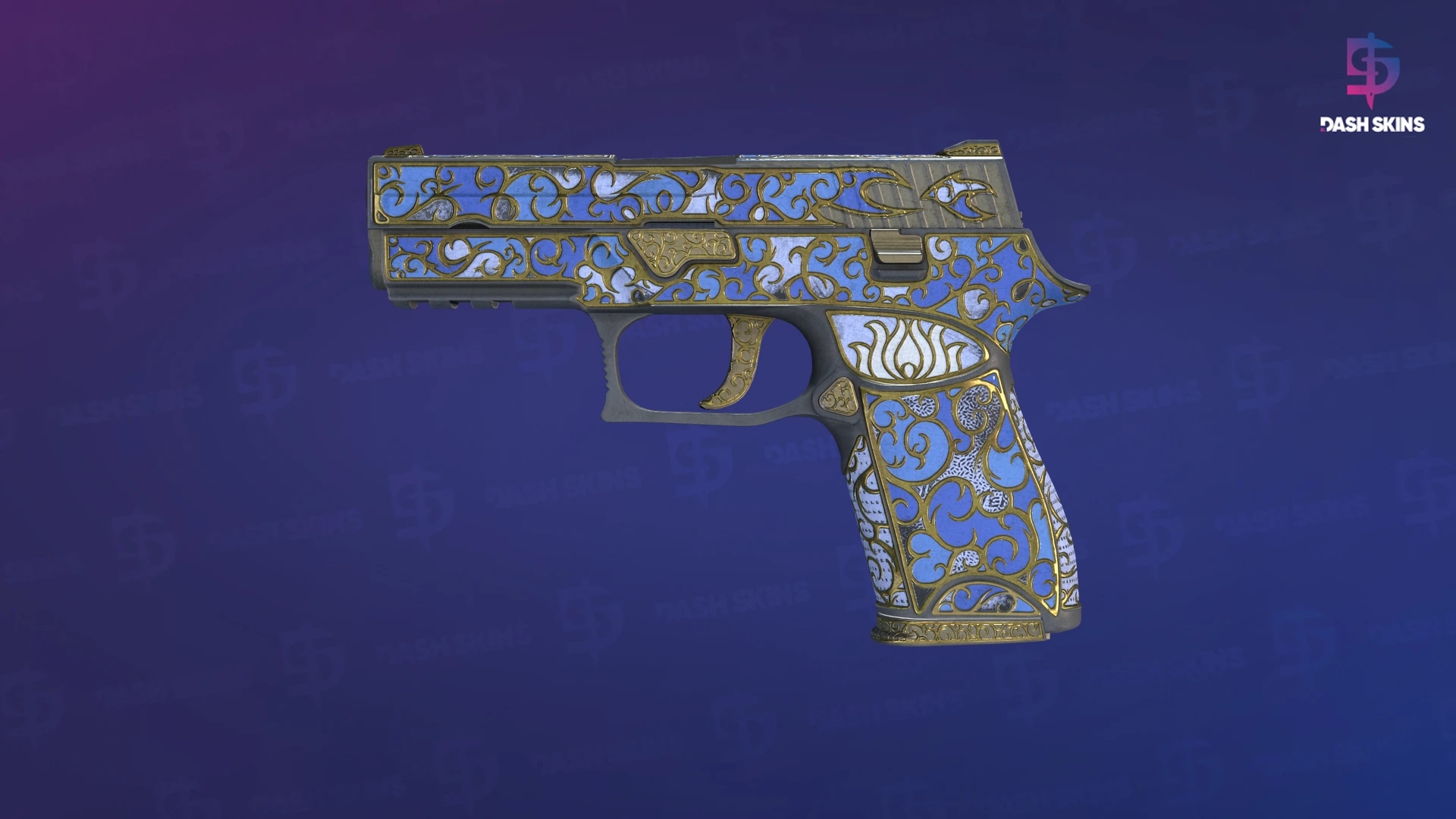 P250 | Lotus Imprint (Well-Worn) Screenshot Playside