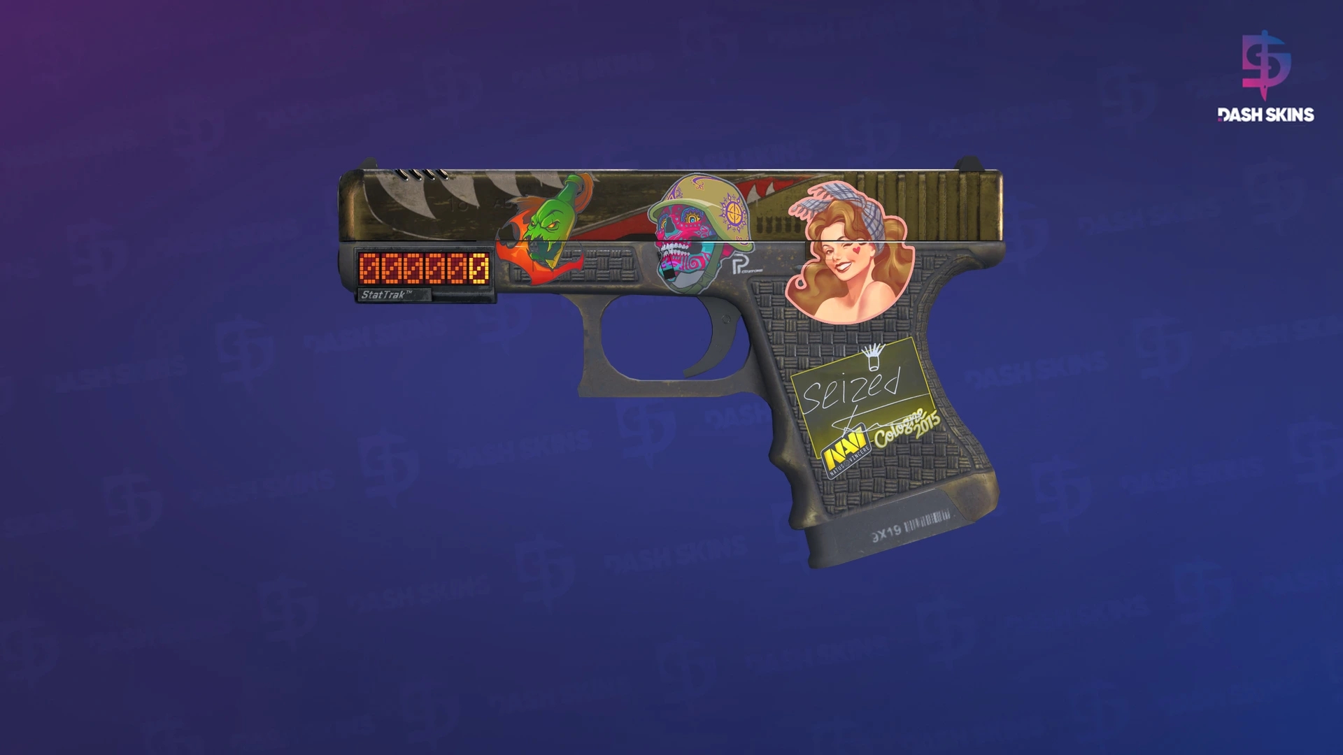 StatTrak™ Glock-18 | Warhawk (Field-Tested) Screenshot Playside