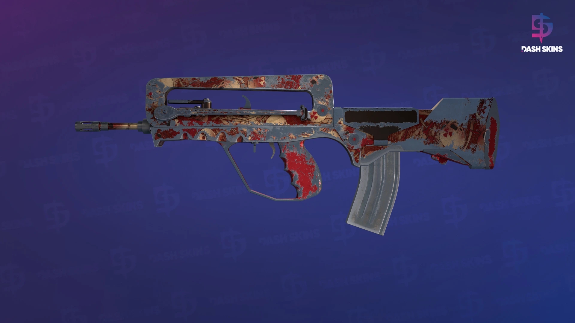 FAMAS | Styx (Battle-Scarred) Screenshot Playside