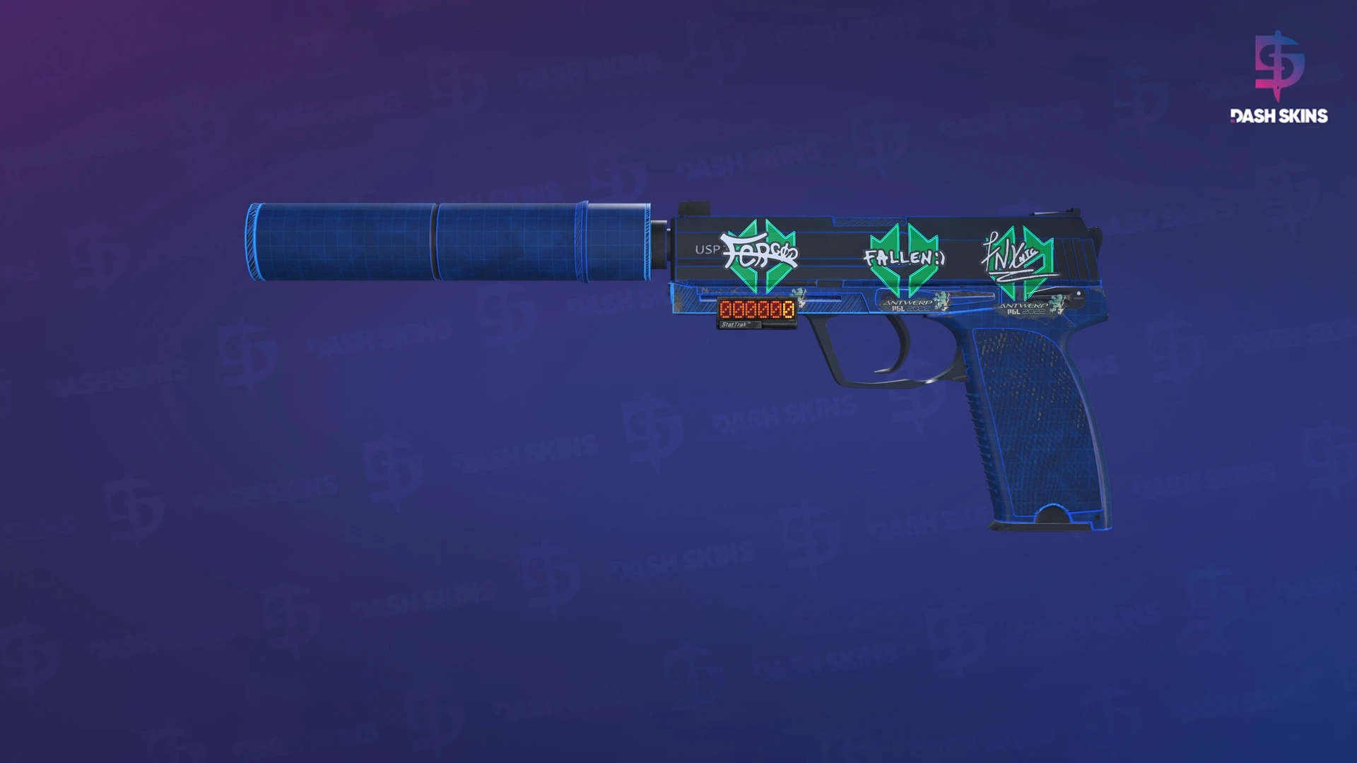StatTrak™ USP-S | Blueprint (Field-Tested) Screenshot Playside