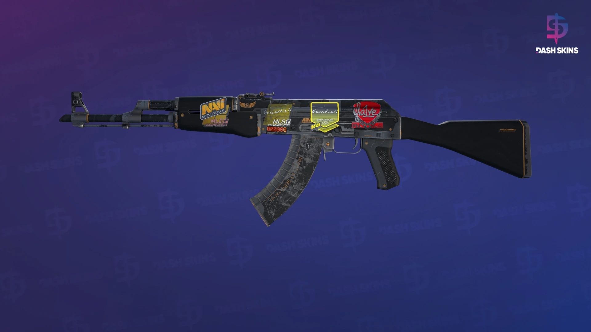 StatTrak™ AK-47 | Elite Build (Well-Worn) Screenshot Playside