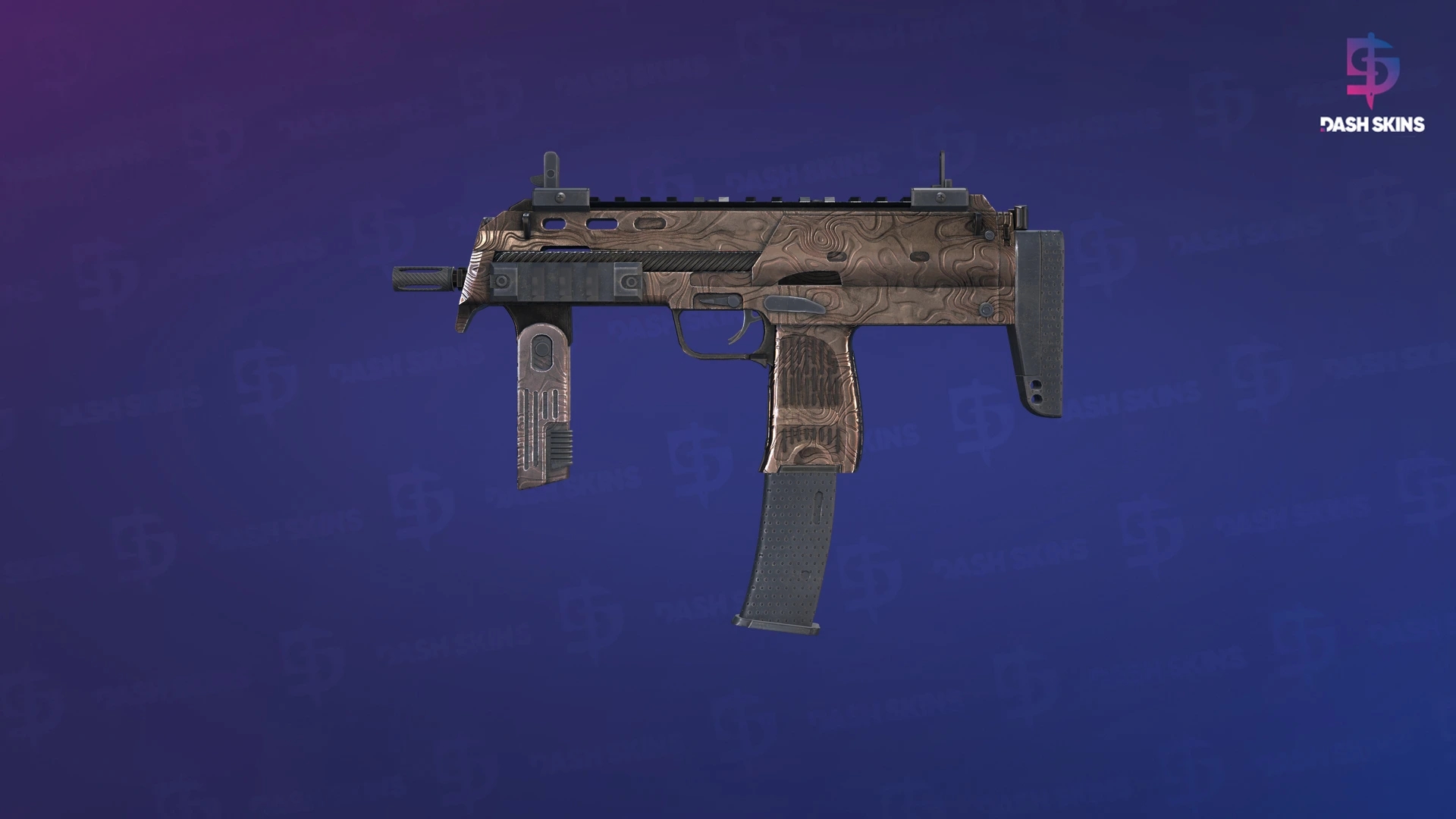 MP7 | Sunbaked (Minimal Wear) Screenshot Playside