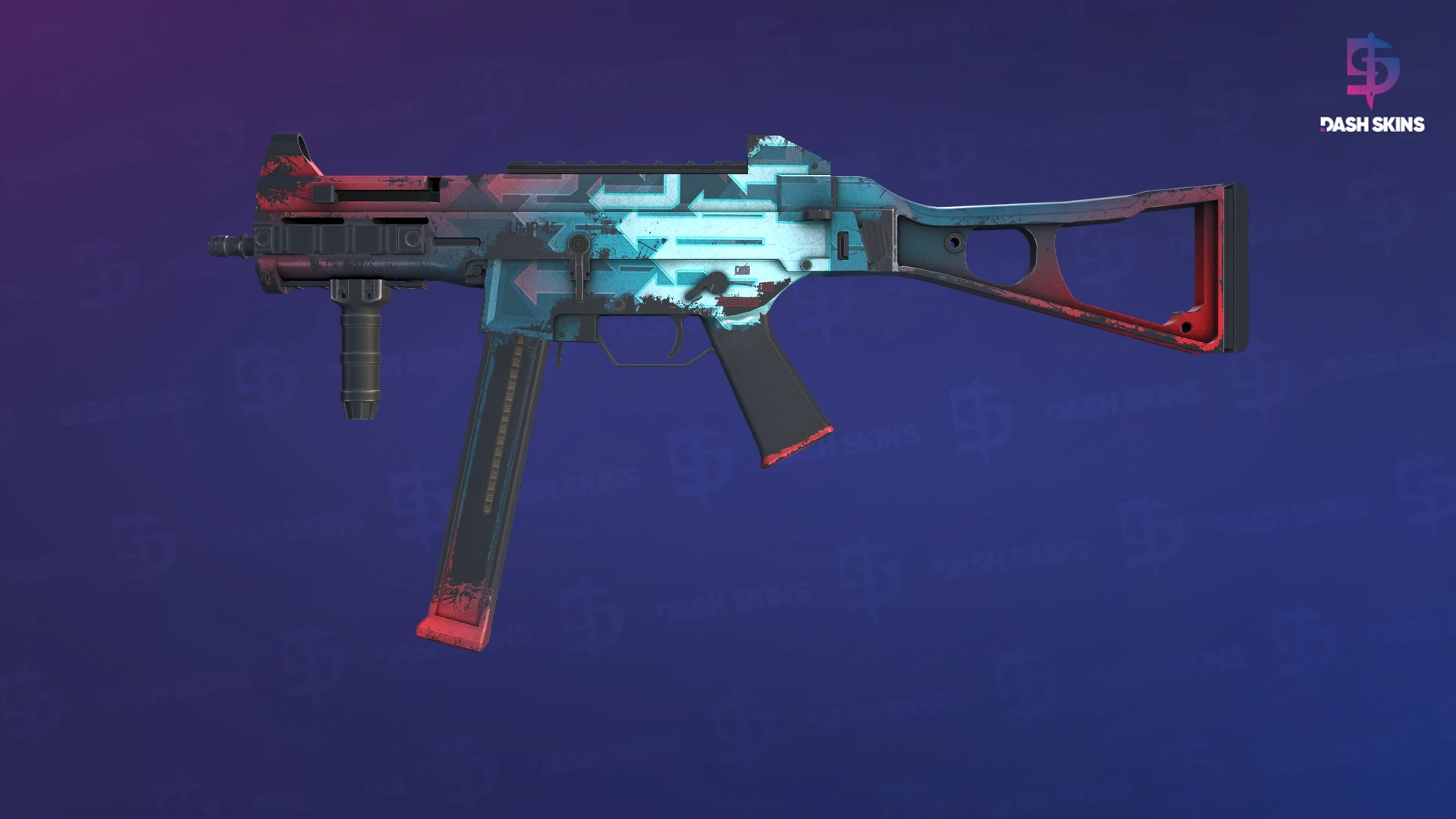 UMP-45 | Momentum (Well-Worn) Screenshot Playside