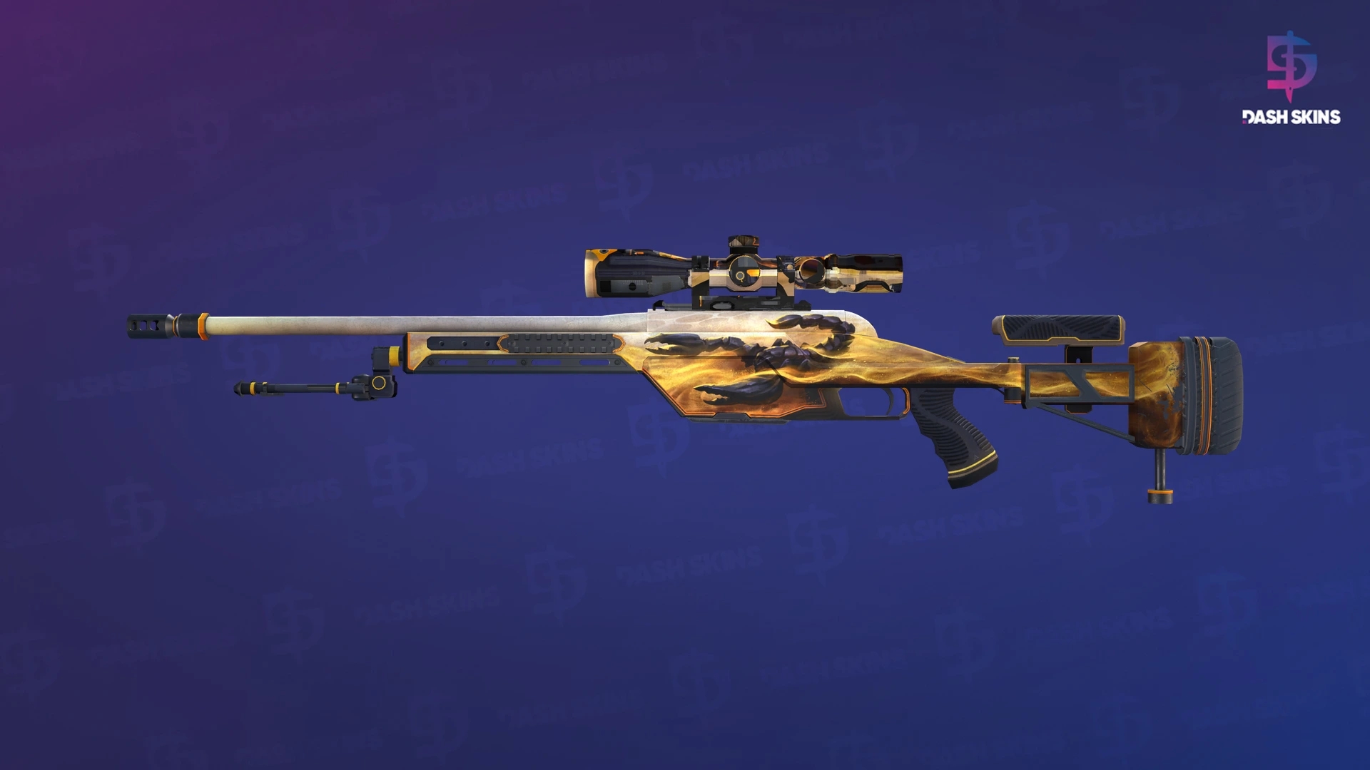 SSG 08 | Death Strike (Well-Worn) Screenshot Playside