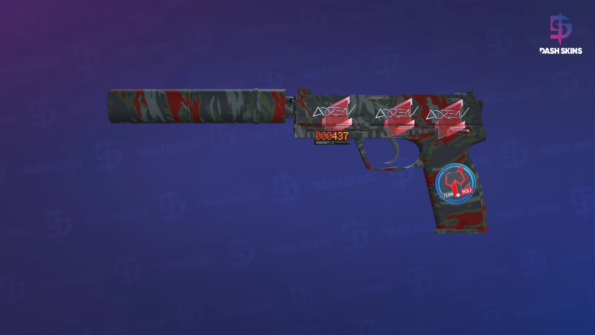 StatTrak™ USP-S | Blood Tiger (Factory New) Screenshot Playside