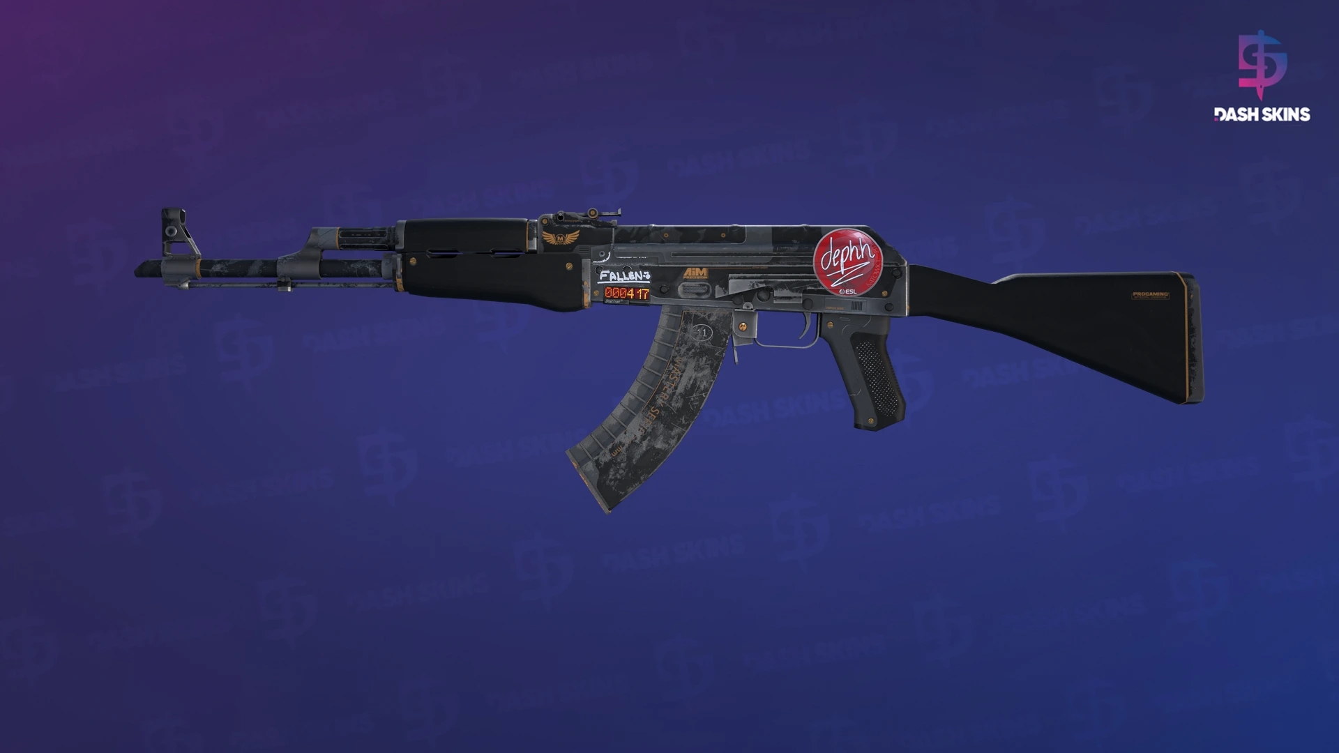 StatTrak™ AK-47 | Elite Build (Well-Worn) Screenshot Playside