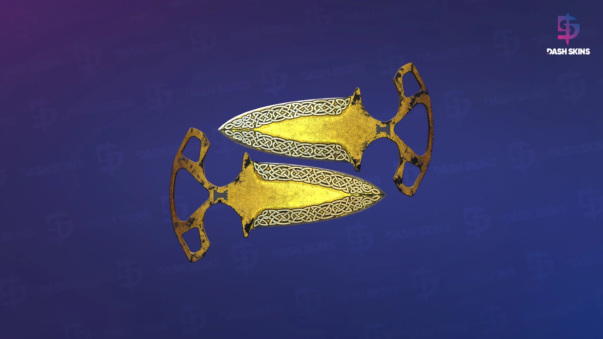 ★ Shadow Daggers | Lore (Battle-Scarred) Screenshot Playside