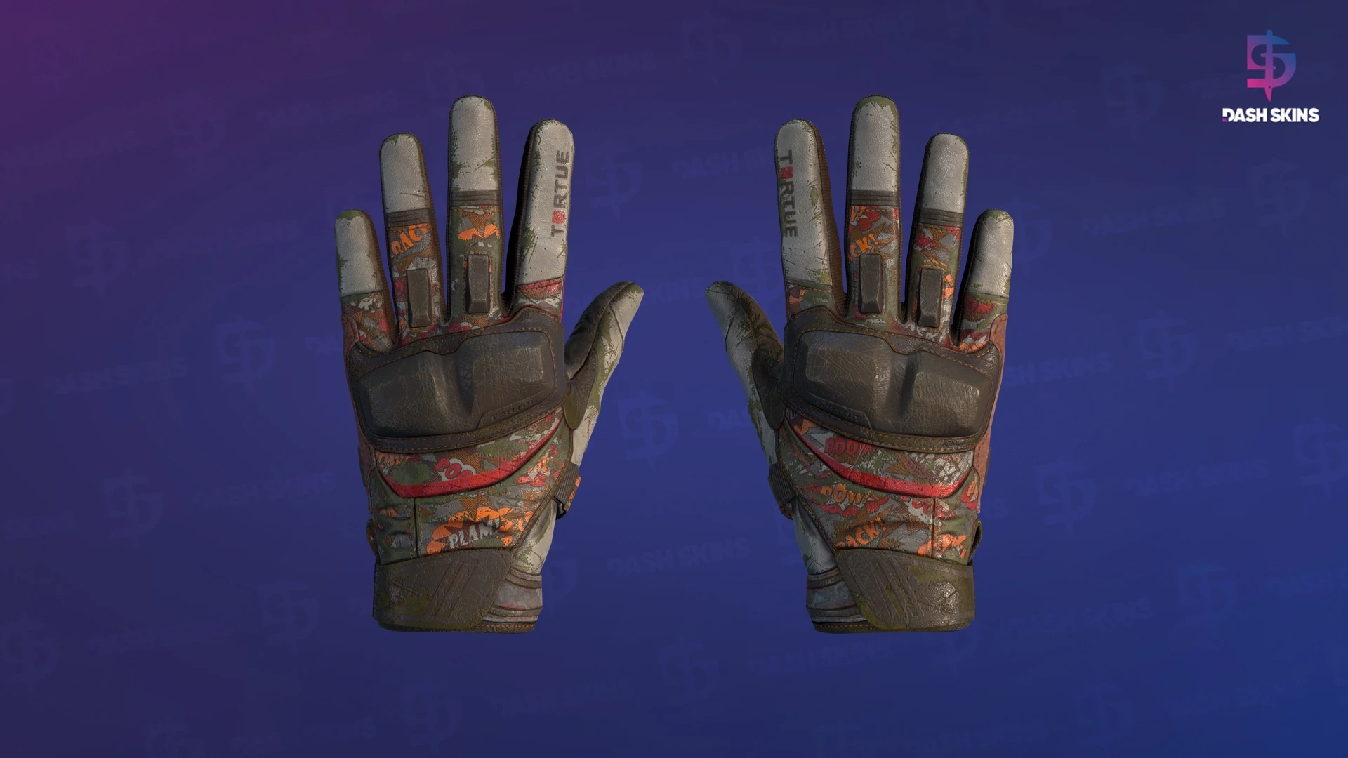 ★ Moto Gloves | POW! (Battle-Scarred) Screenshot Playside