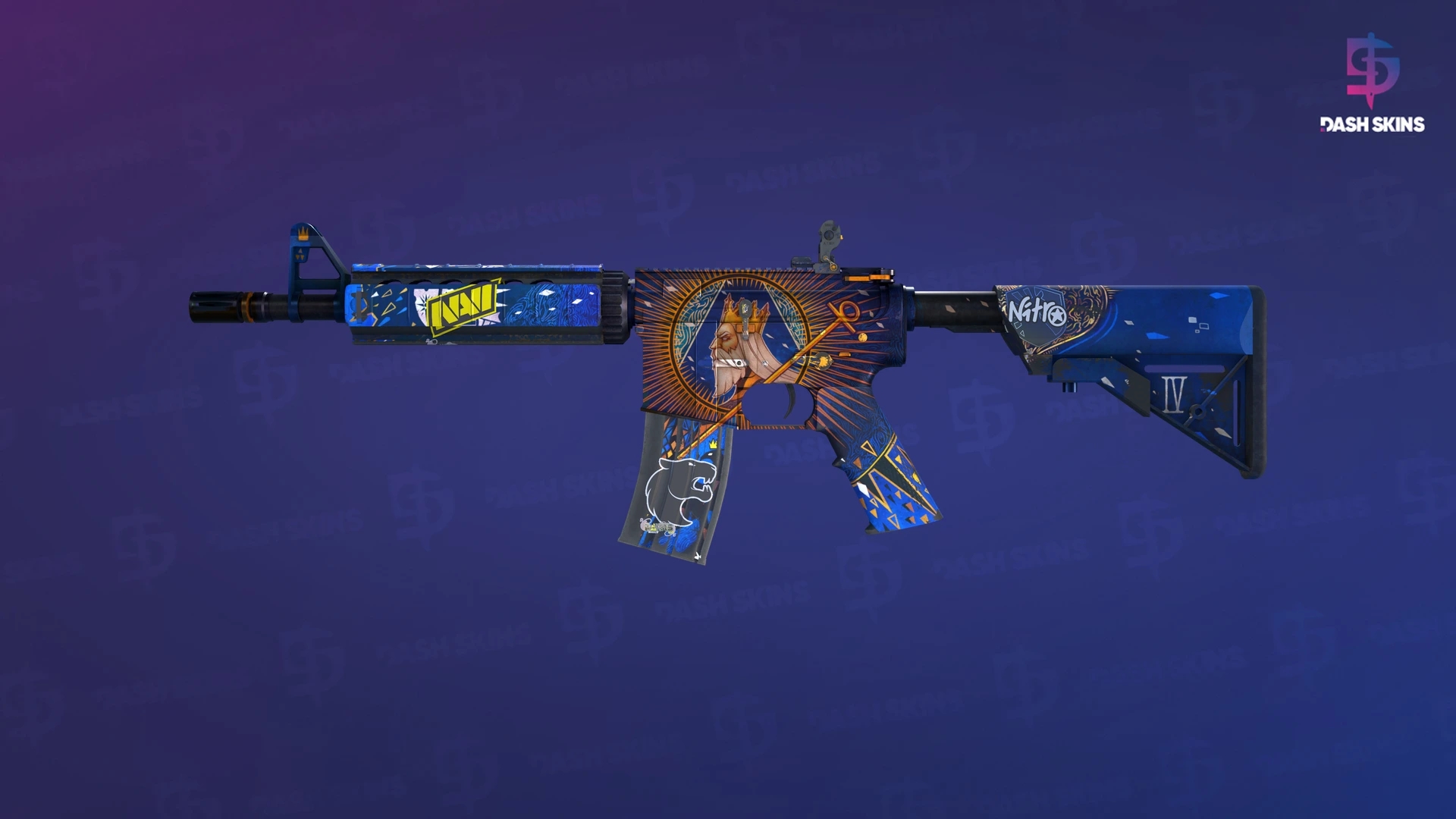 M4A4 | The Emperor (Well-Worn) Screenshot Playside