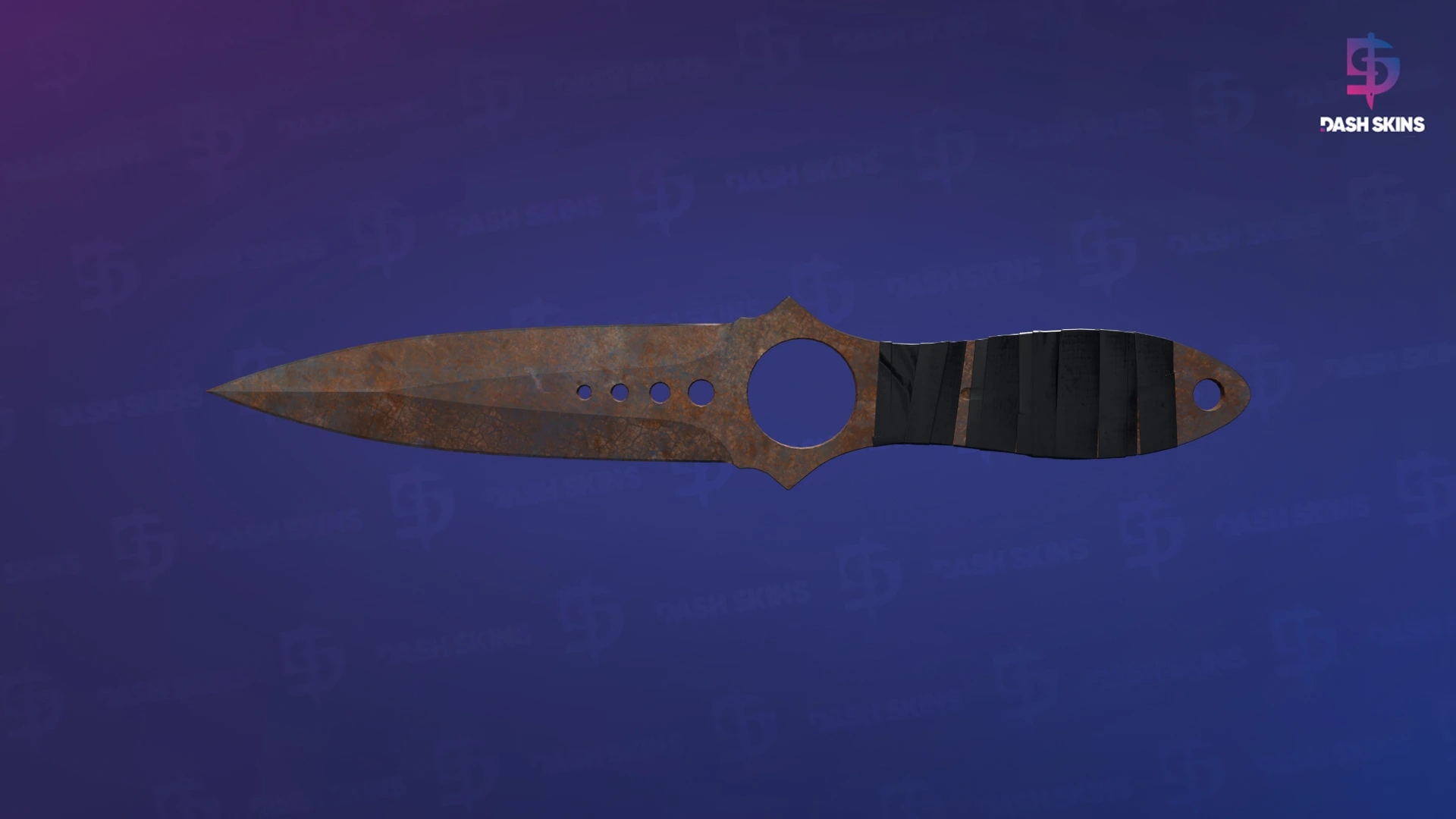 ★ Skeleton Knife | Rust Coat (Battle-Scarred) Screenshot Playside