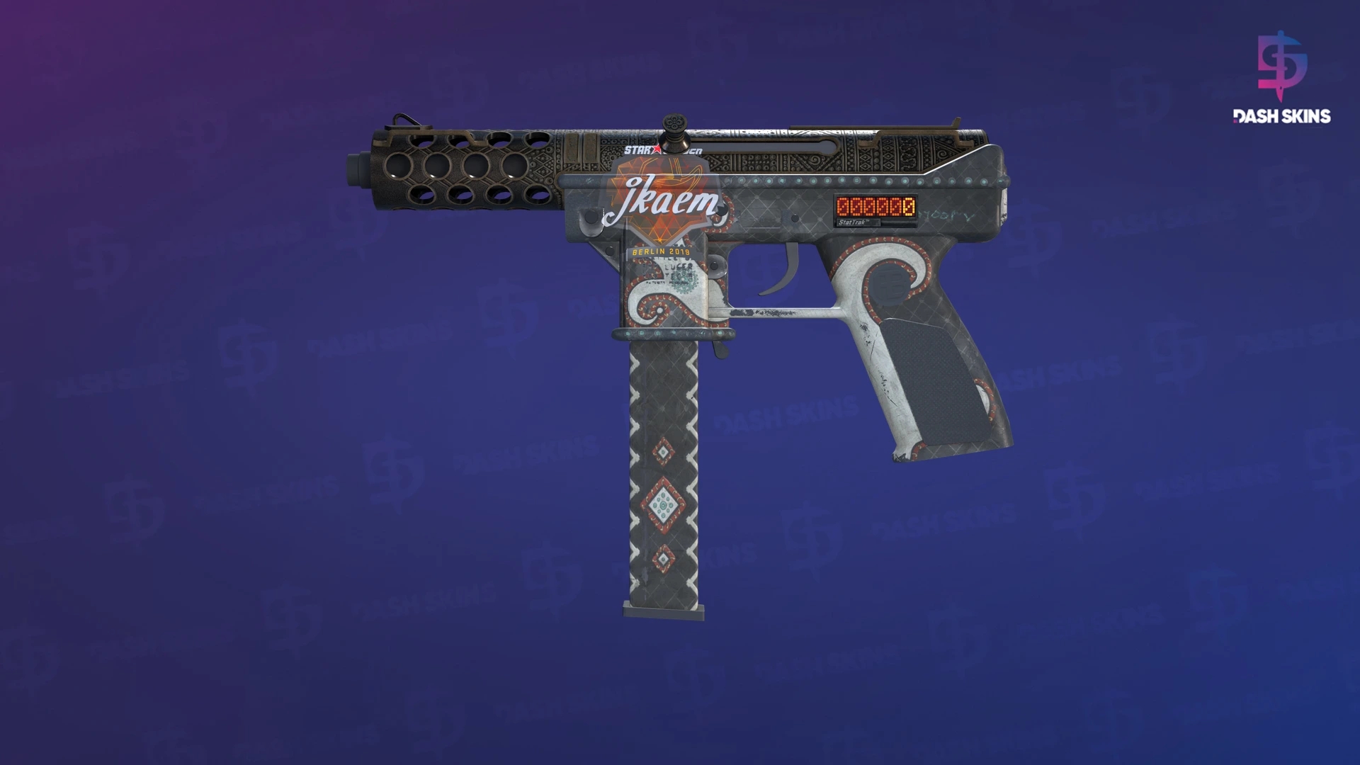 StatTrak™ Tec-9 | Jambiya (Well-Worn) Screenshot Playside