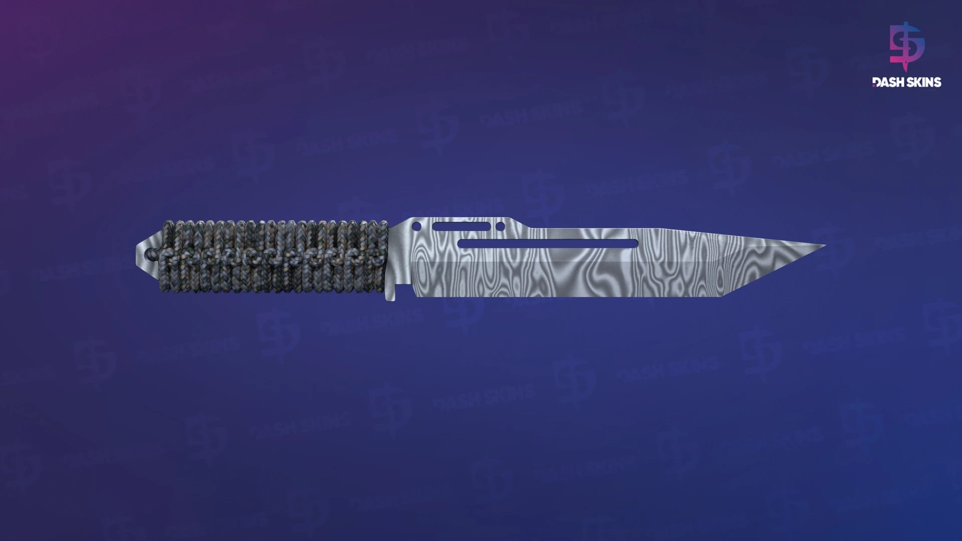 ★ Paracord Knife | Damascus Steel (Minimal Wear) Screenshot Playside