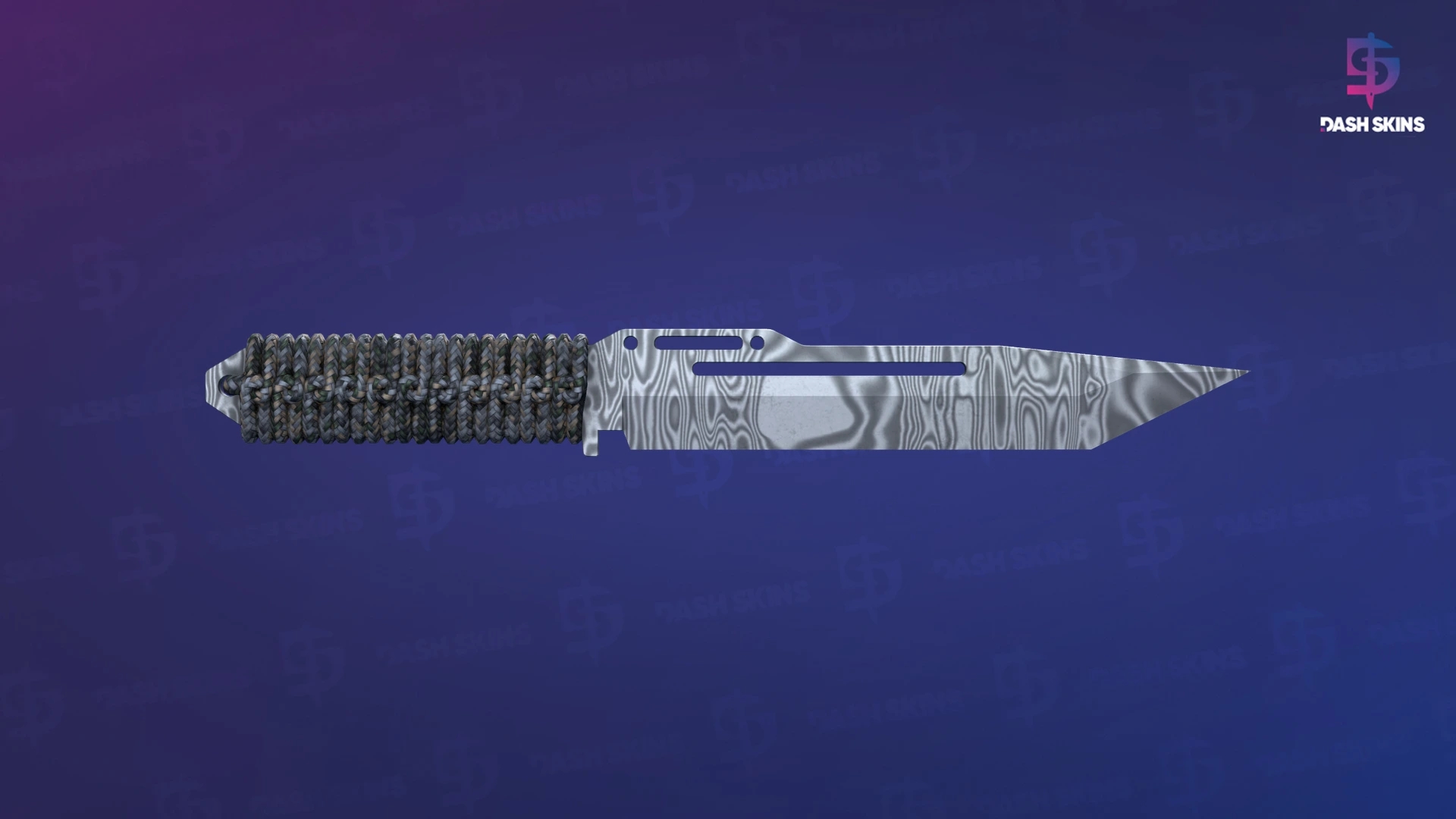 ★ Paracord Knife | Damascus Steel (Minimal Wear) Screenshot Playside