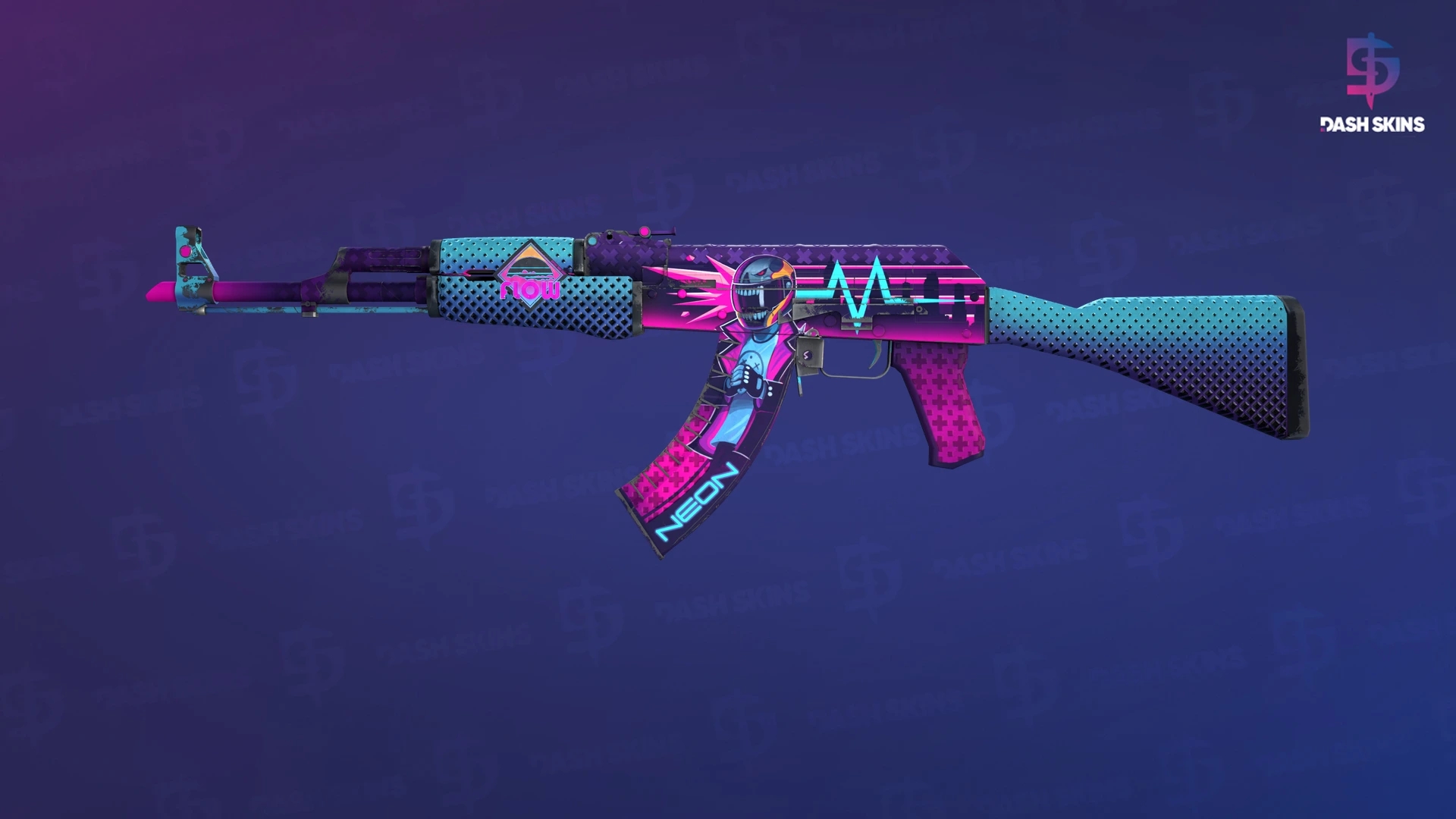 AK-47 | Neon Rider (Field-Tested) Screenshot Playside