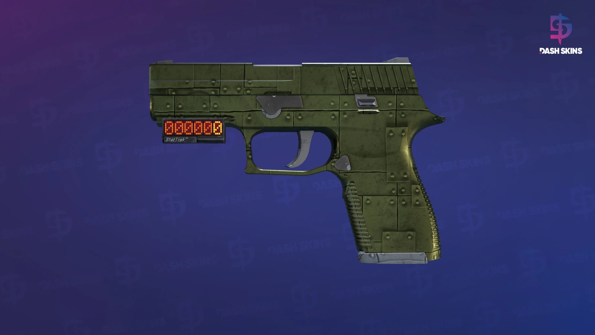 StatTrak™ P250 | Iron Clad (Minimal Wear) Screenshot Playside