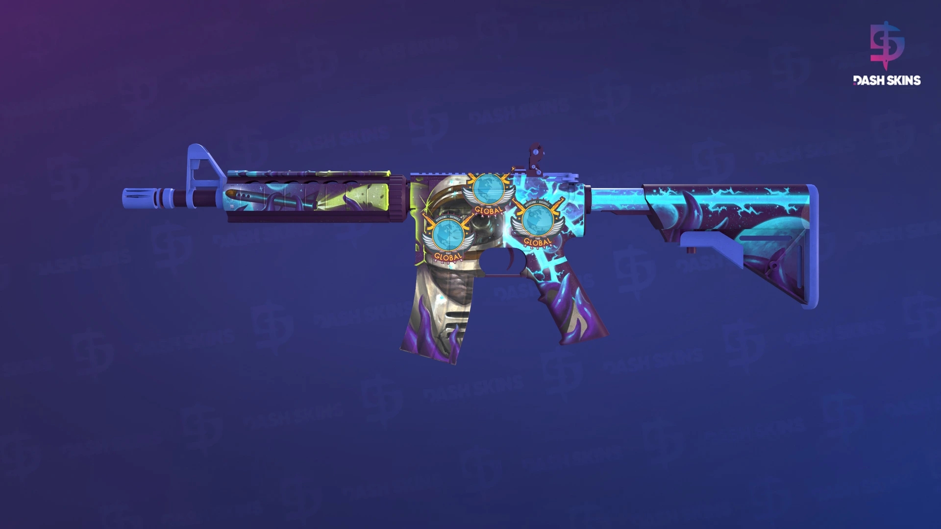 M4A4 | Desolate Space (Field-Tested) Screenshot Playside