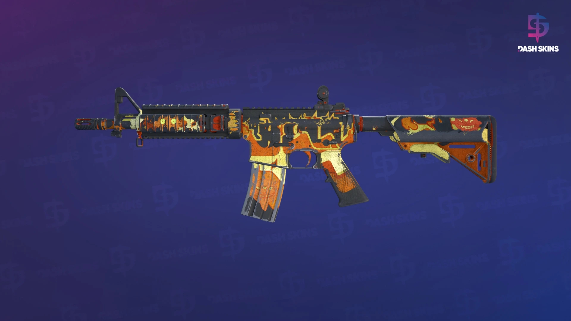 M4A4 | Hellish (Battle-Scarred) Screenshot Playside