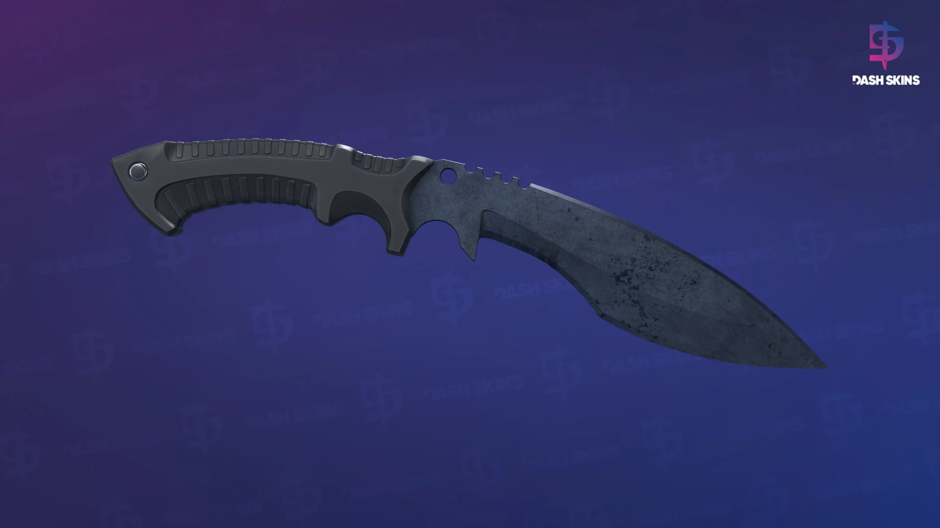 ★ Kukri Knife | Blue Steel (Well-Worn) Screenshot Playside