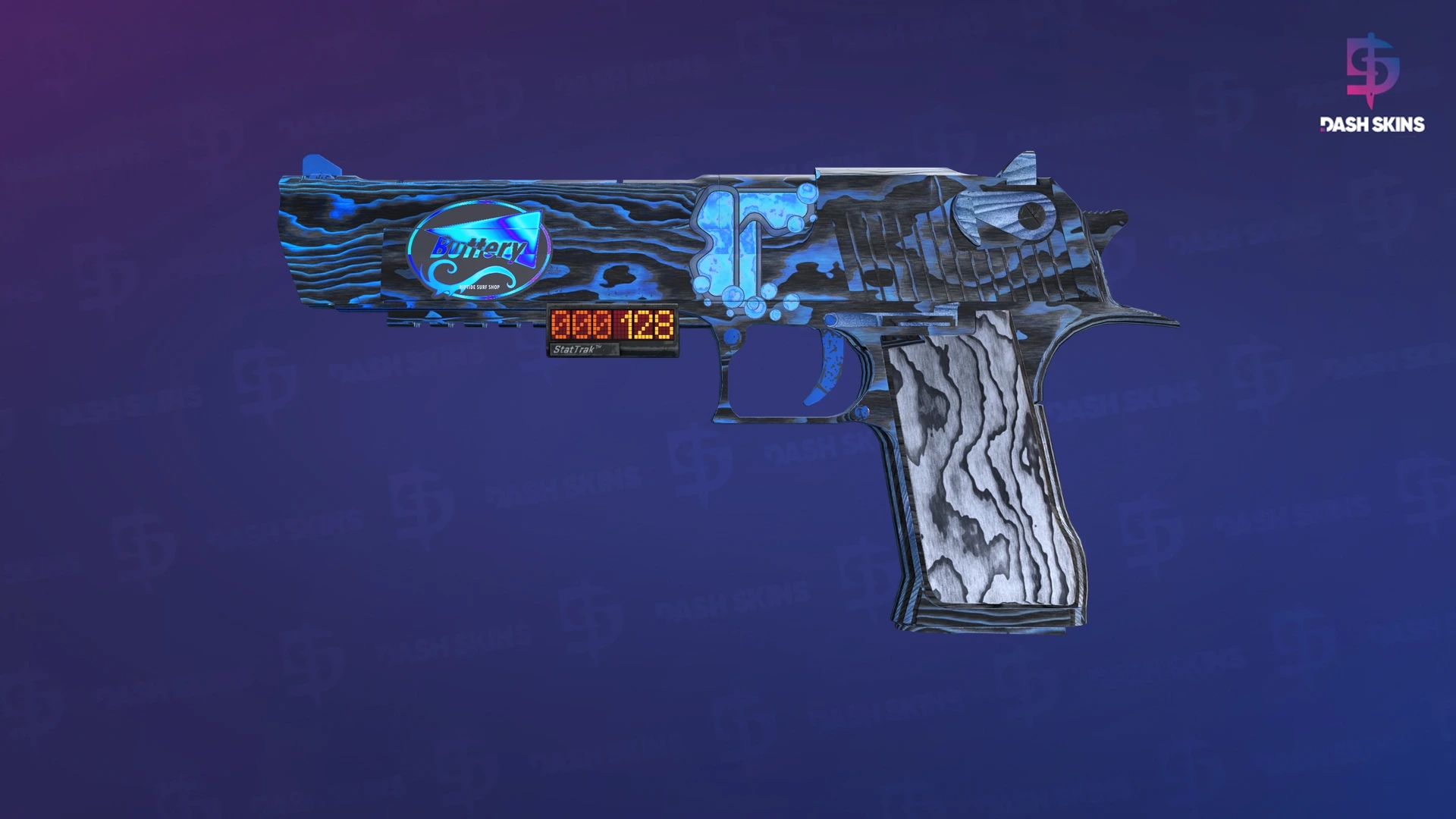 StatTrak™ Desert Eagle | Blue Ply (Minimal Wear) Screenshot Playside