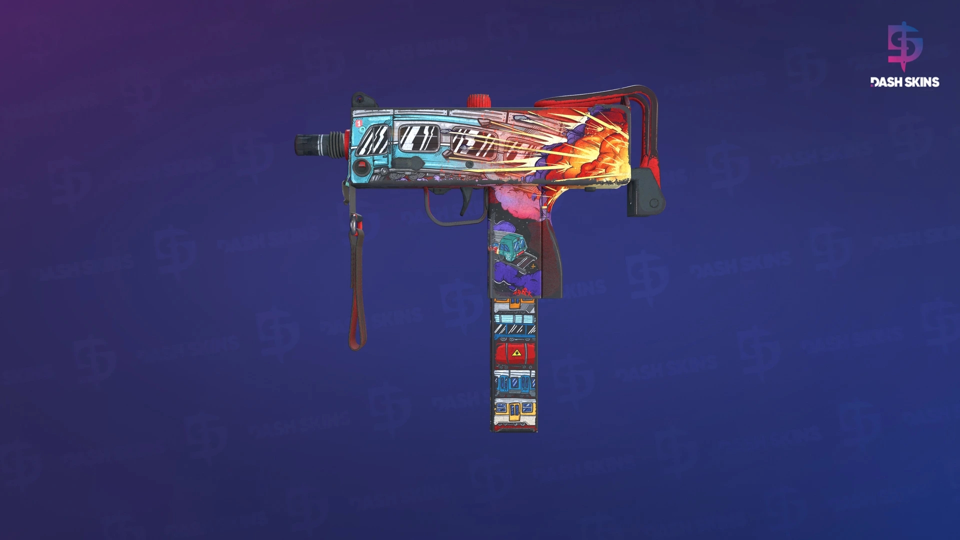 MAC-10 | Derailment (Battle-Scarred) Screenshot Playside