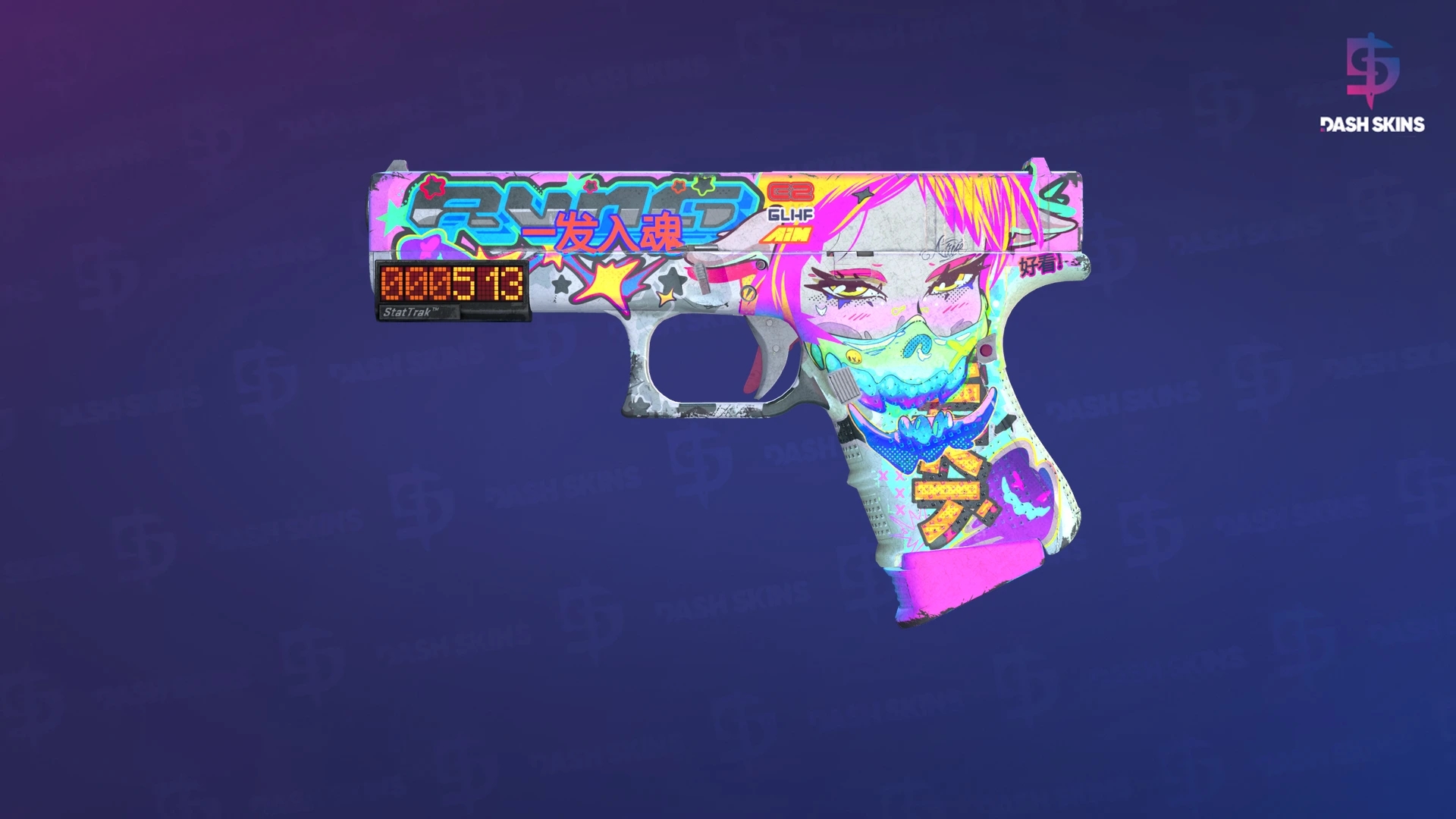 StatTrak™ Glock-18 | Fully Tuned (Well-Worn) Screenshot Playside