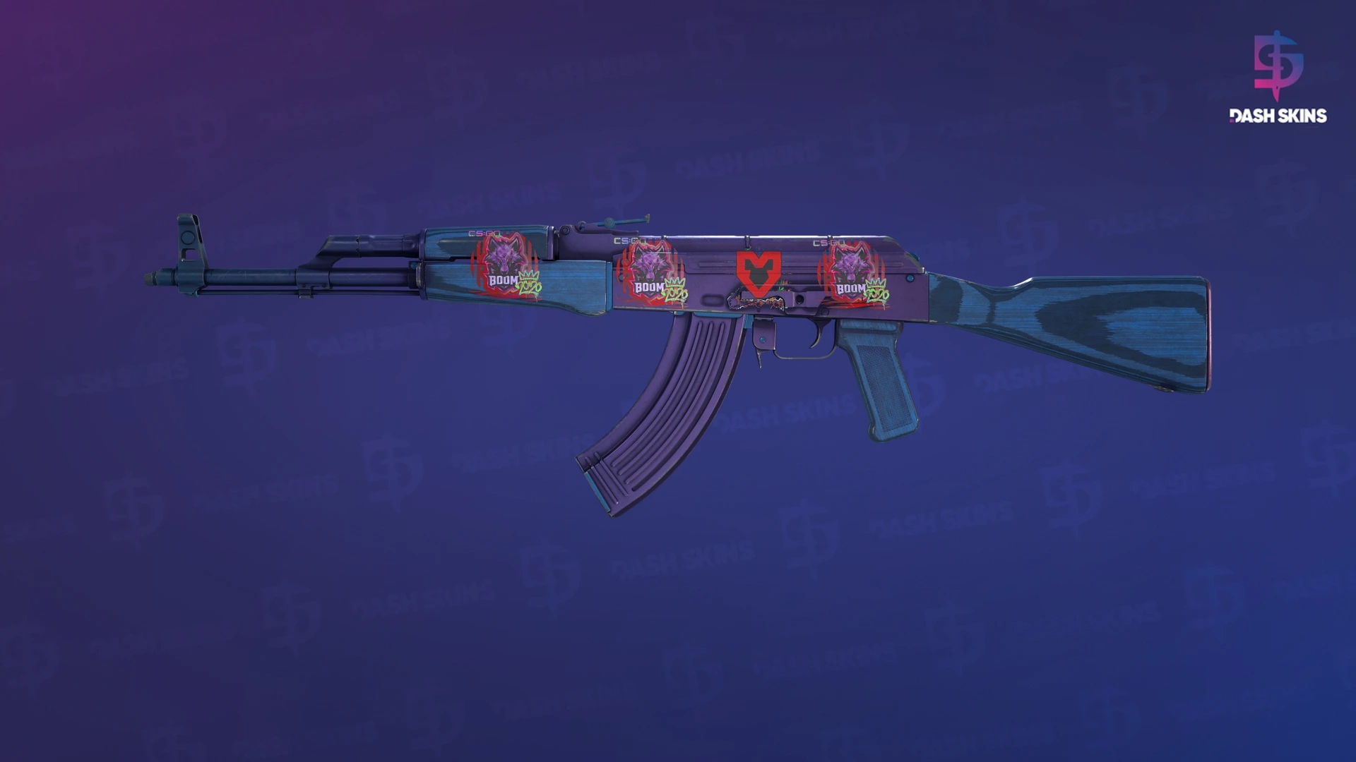 AK-47 | Midnight Laminate (Field-Tested) Screenshot Playside