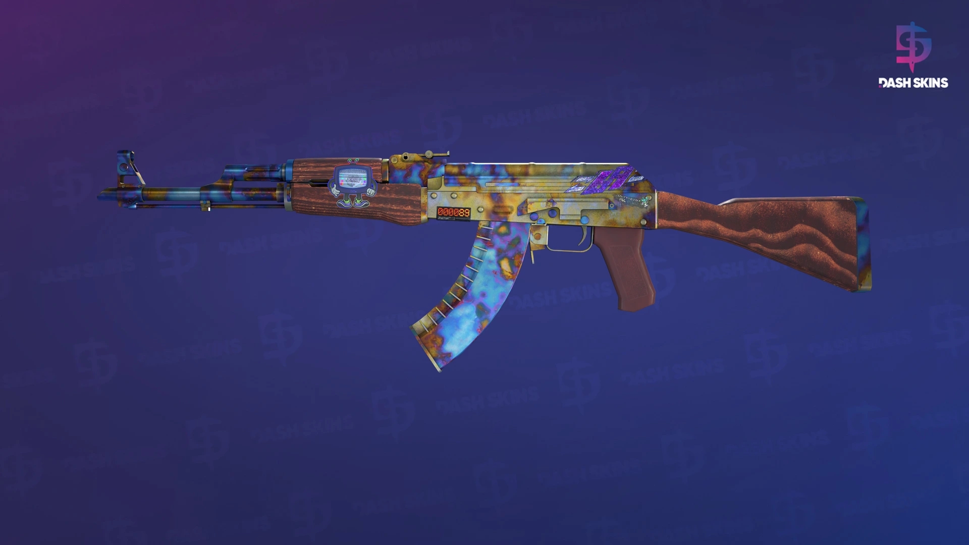 StatTrak™ AK-47 | Case Hardened (Minimal Wear) Screenshot Playside