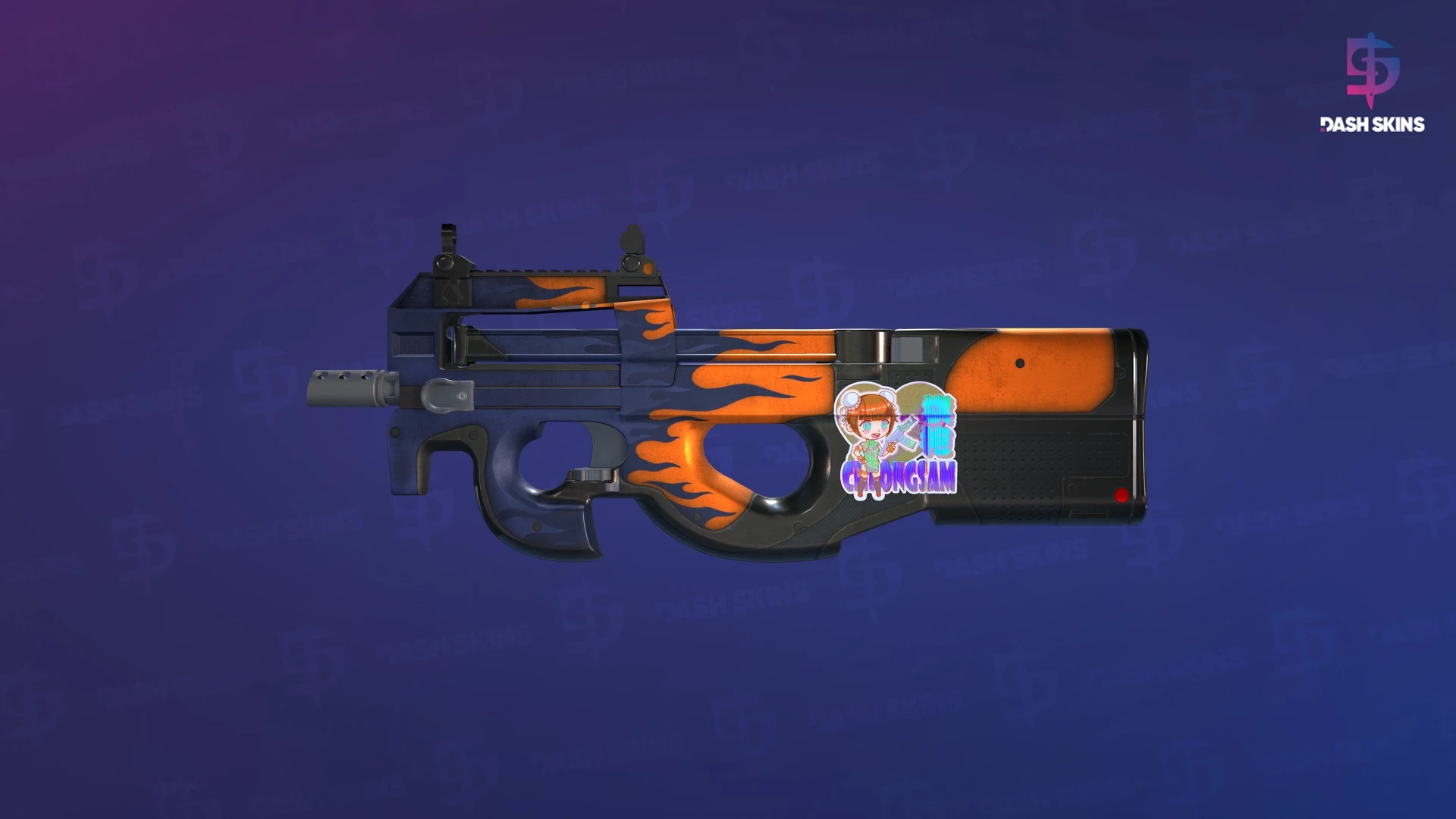 P90 | Chopper (Well-Worn) Screenshot Playside