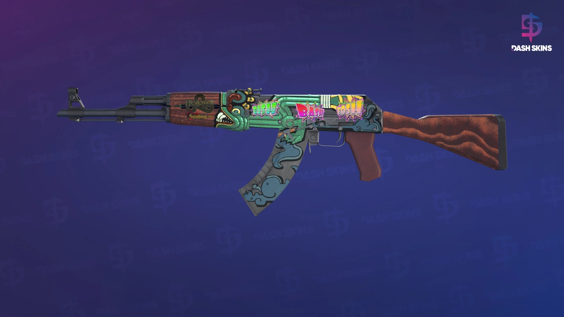 AK-47 | Fire Serpent (Field-Tested) Screenshot Playside