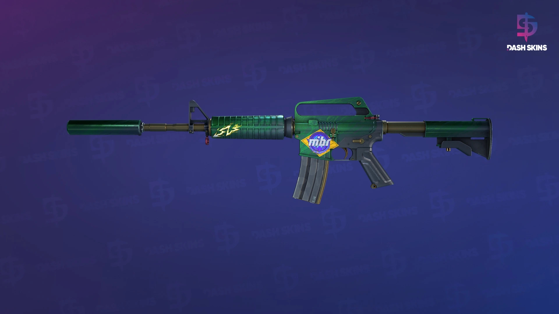 M4A1-S | Electrum (Minimal Wear) Screenshot Playside