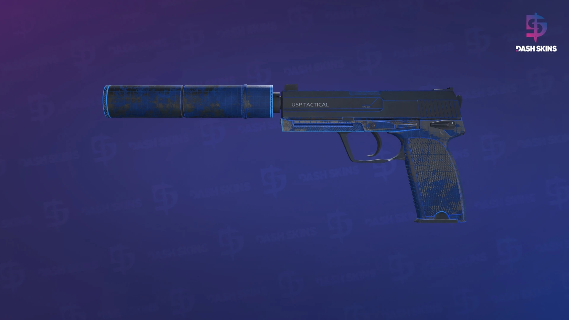 USP-S | Blueprint (Battle-Scarred) Screenshot Playside