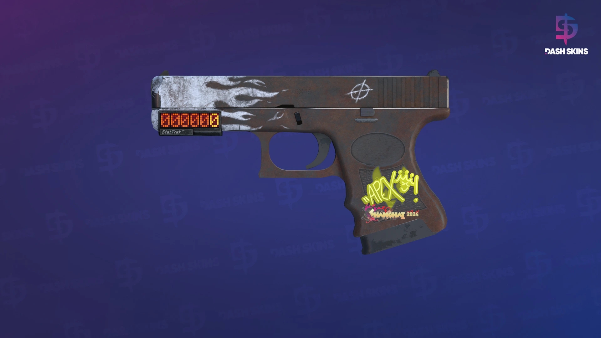 StatTrak™ Glock-18 | Oxide Blaze (Field-Tested) Screenshot Playside