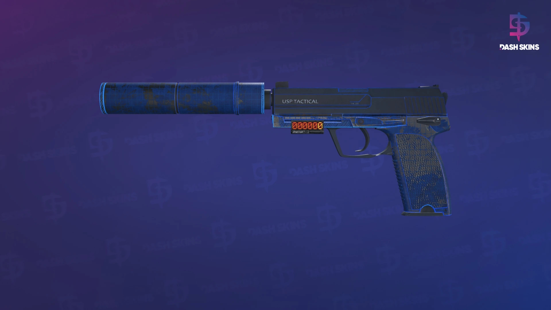 StatTrak™ USP-S | Blueprint (Battle-Scarred) Screenshot Playside