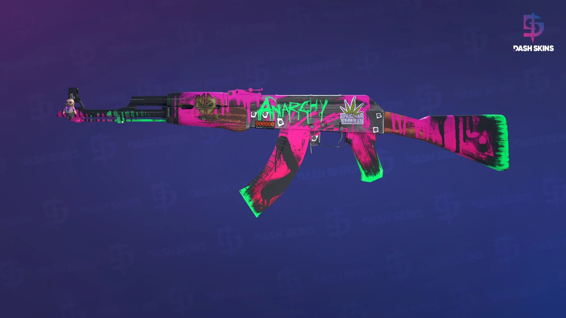 StatTrak™ AK-47 | Neon Revolution (Minimal Wear) Screenshot Playside