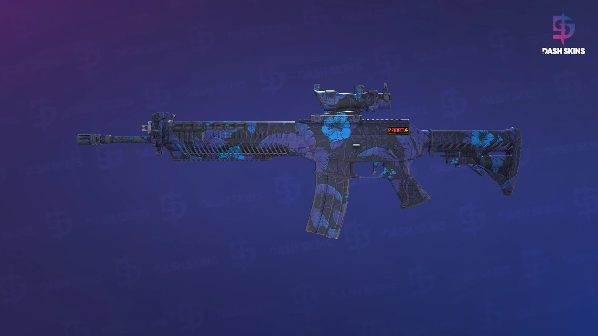StatTrak™ SG 553 | Aloha (Field-Tested) Screenshot Playside