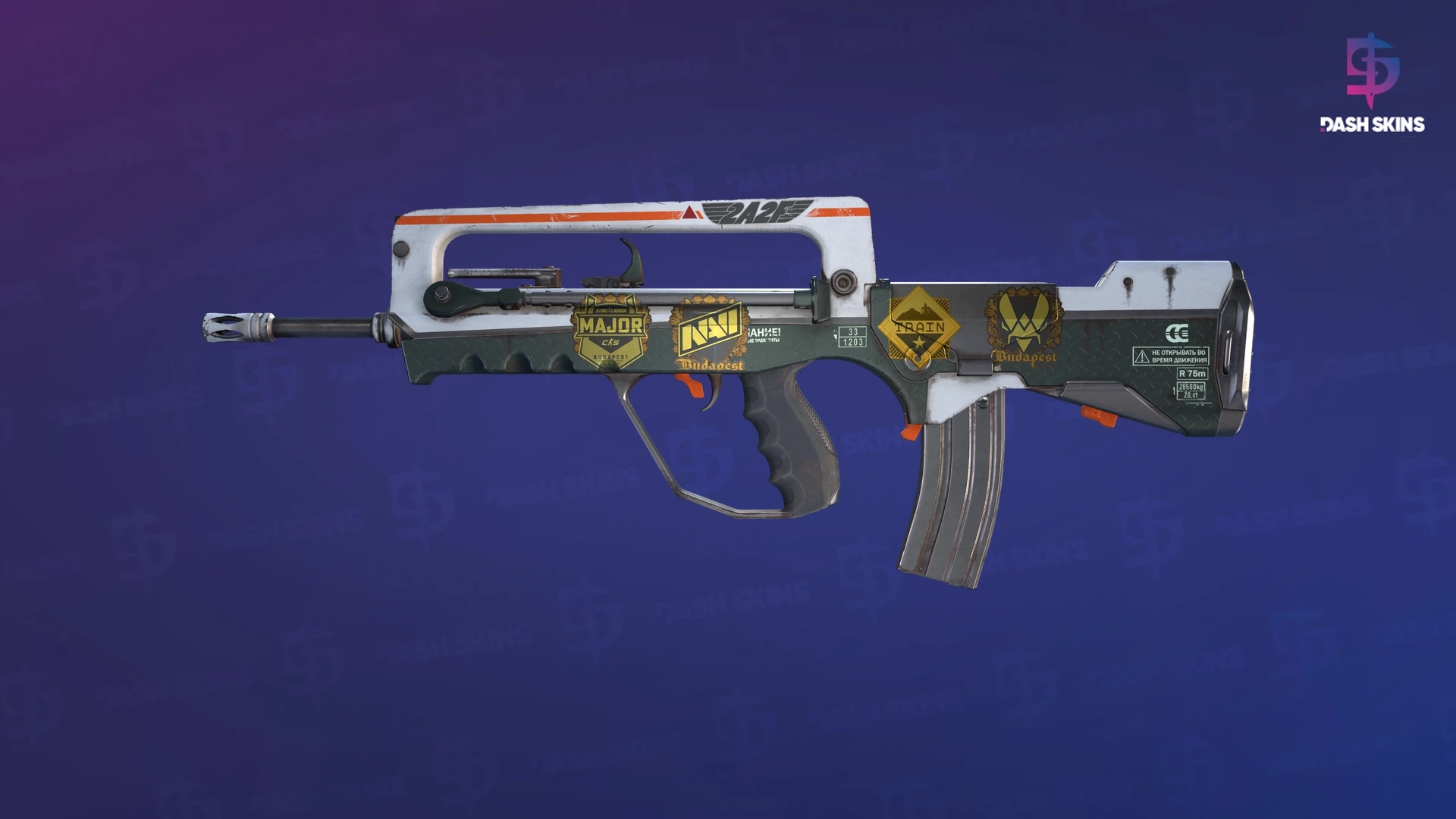Souvenir FAMAS | 2A2F (Minimal Wear) Screenshot Playside