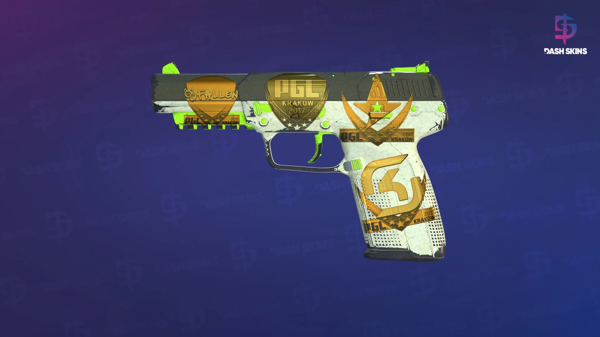 Souvenir Five-SeveN | Hot Shot (Well-Worn) Screenshot Playside