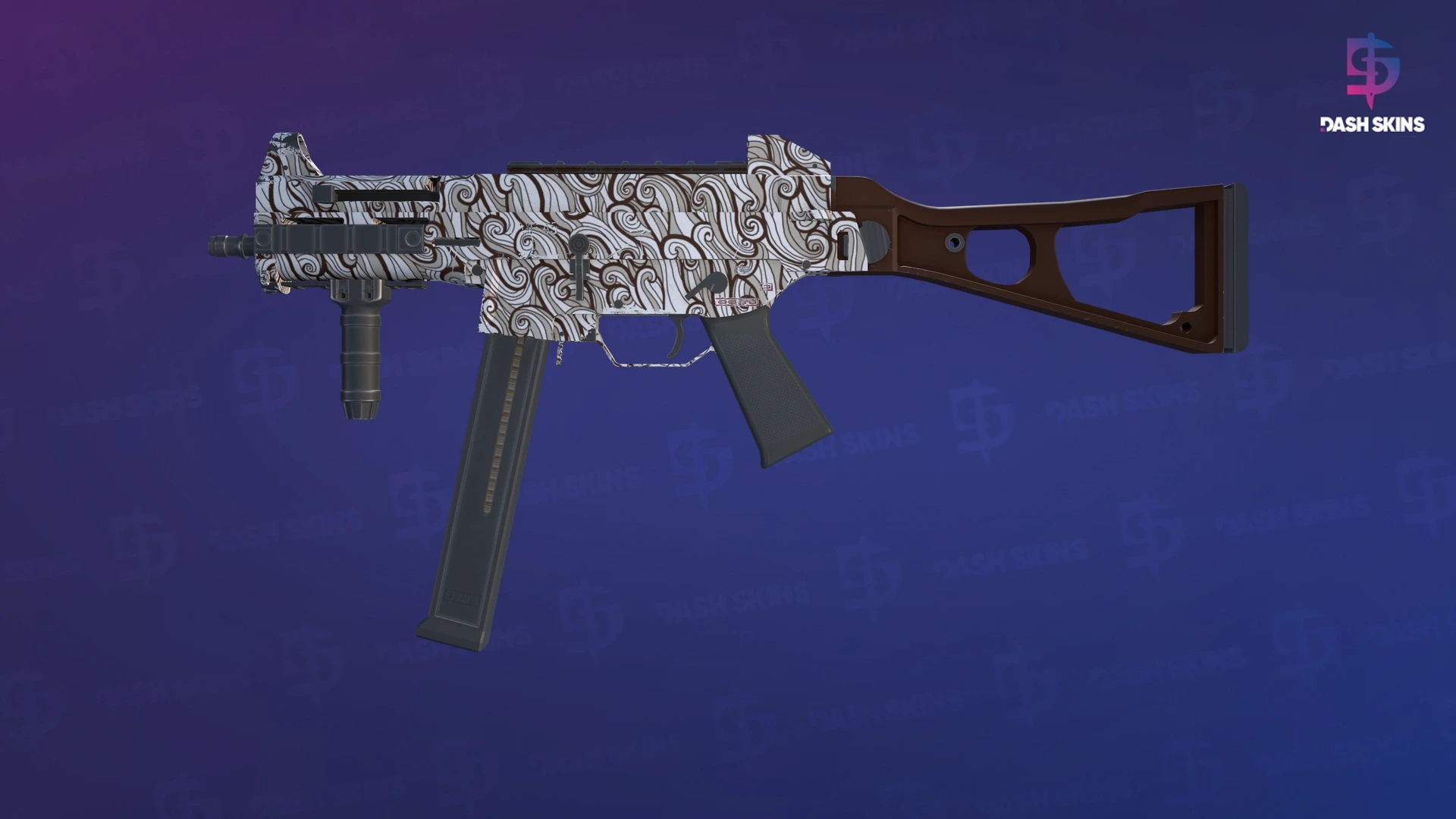 UMP-45 | Gunsmoke (Minimal Wear) Screenshot Playside