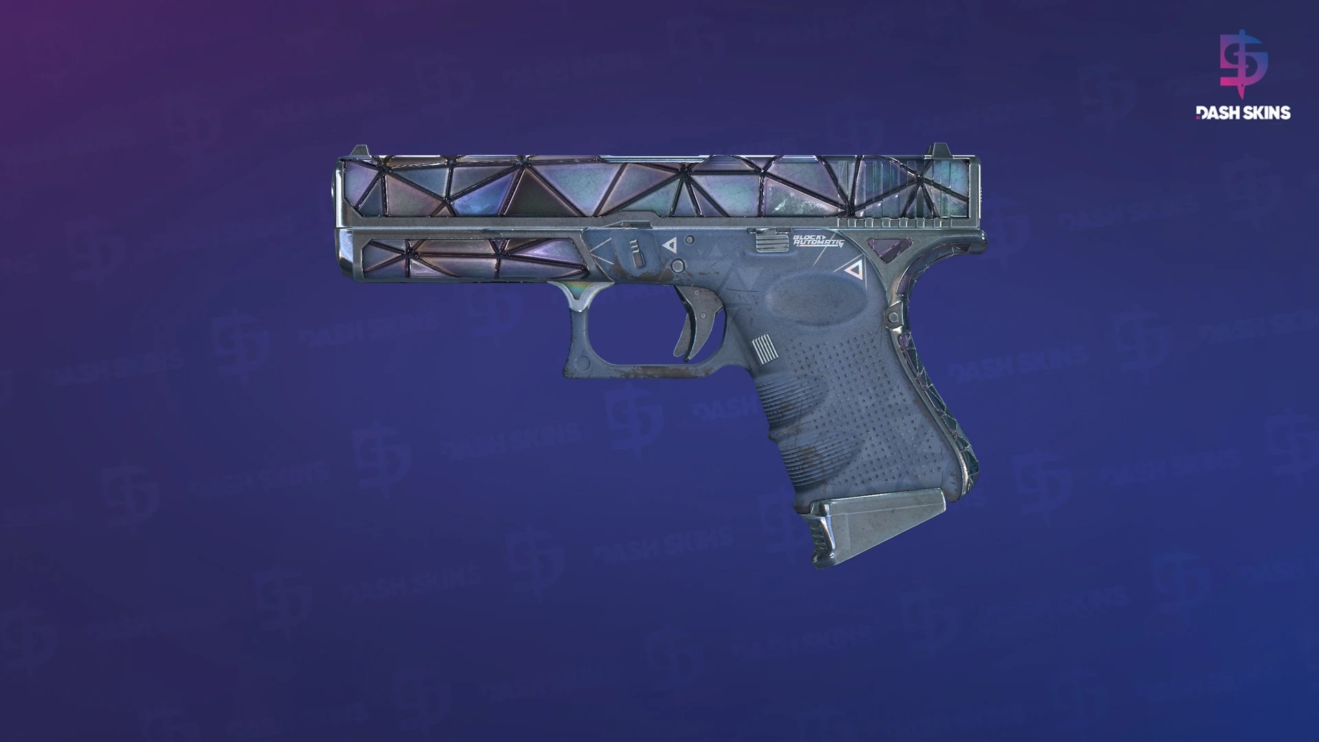 Glock-18 | Mirror Mosaic (Well-Worn) Screenshot Playside