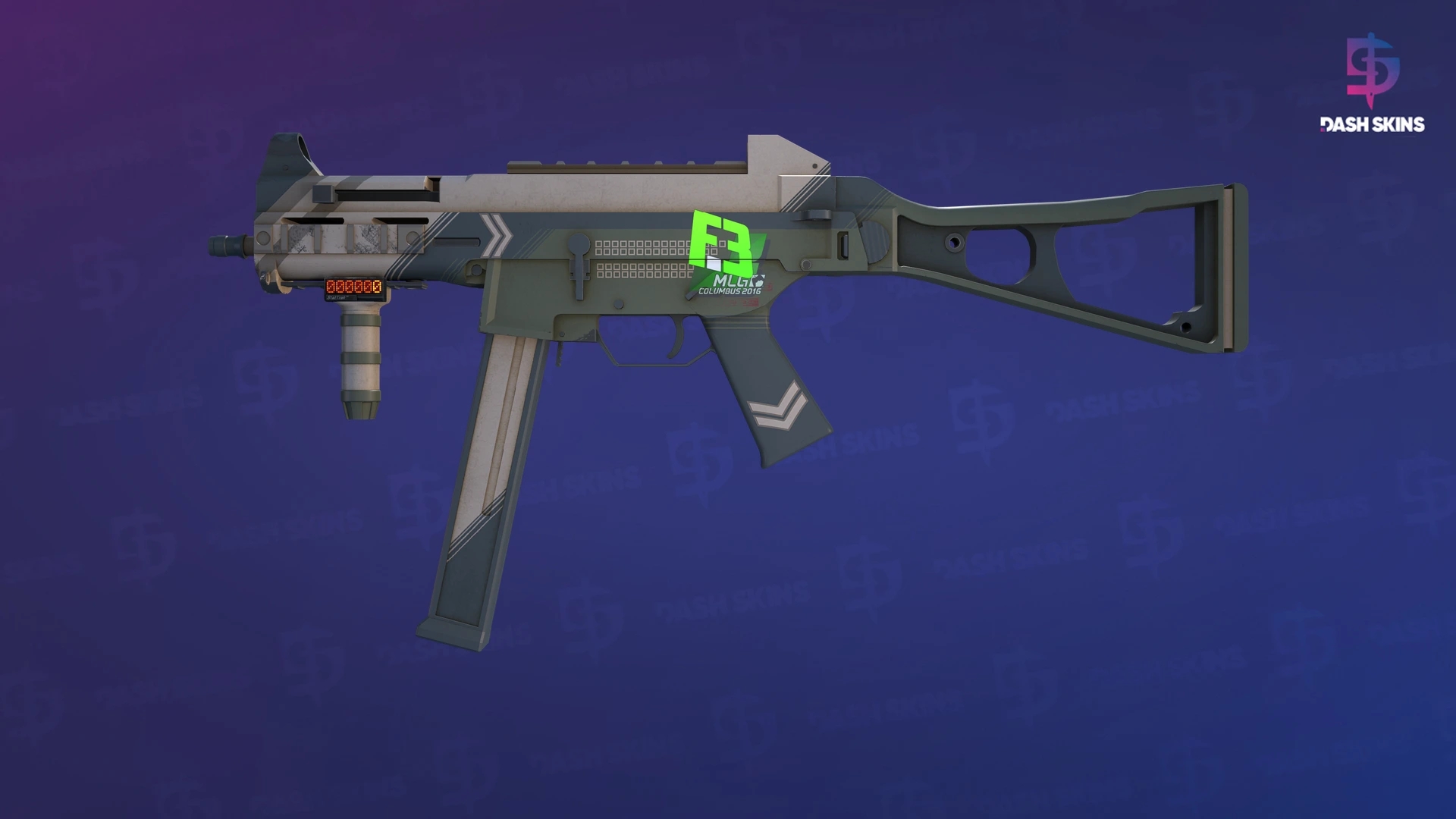 StatTrak™ UMP-45 | Corporal (Minimal Wear) Screenshot Playside